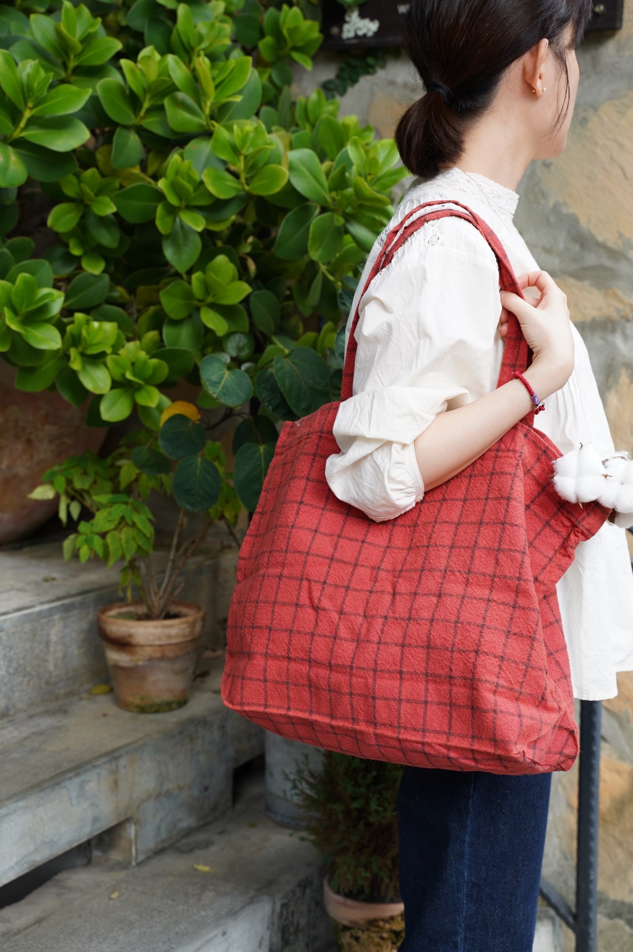 {Charvet Editions} ∞ CANA 亞麻提包 (3色)