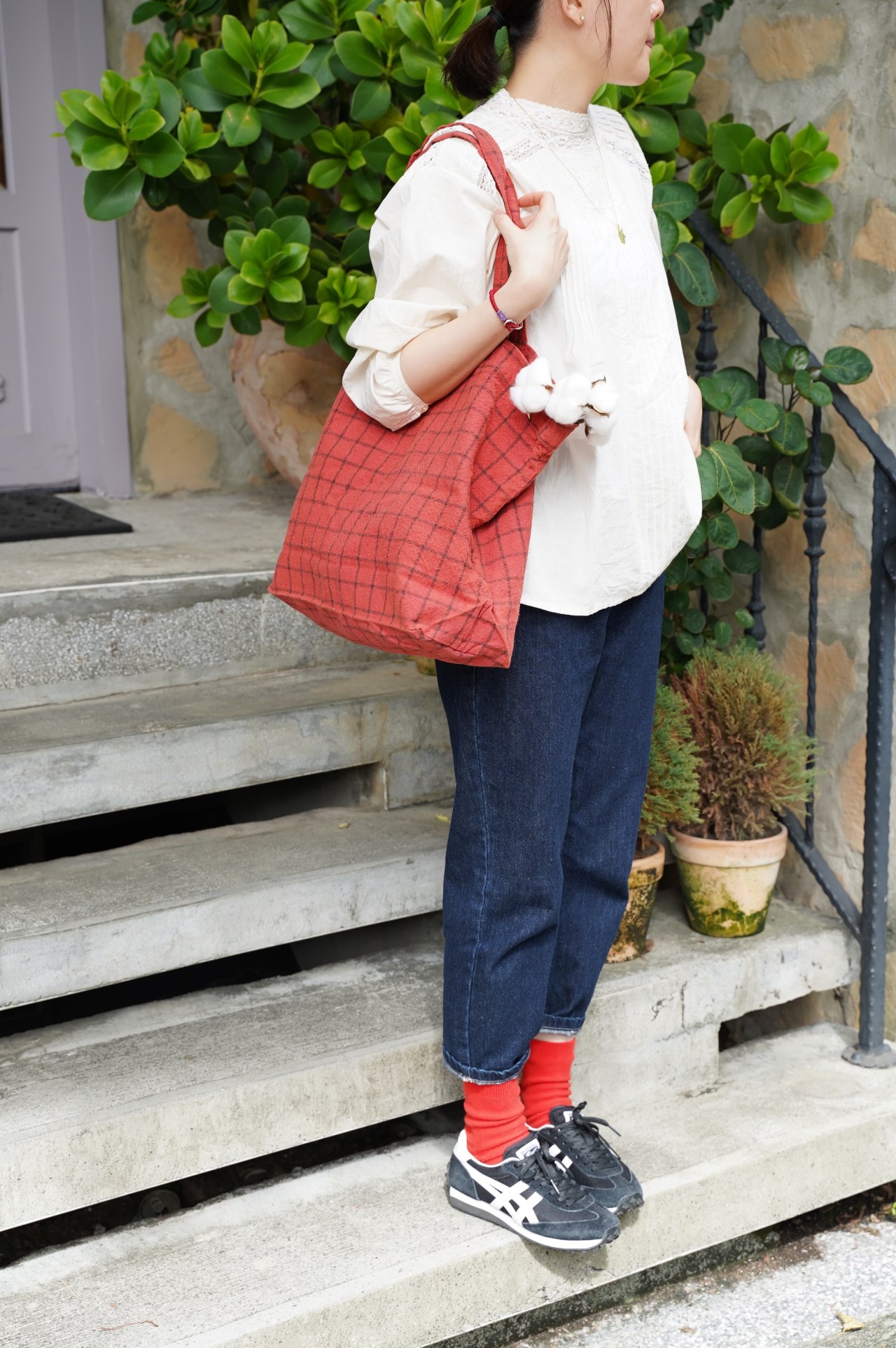 {Charvet Editions} ∞ CANA 亞麻提包 (3色)