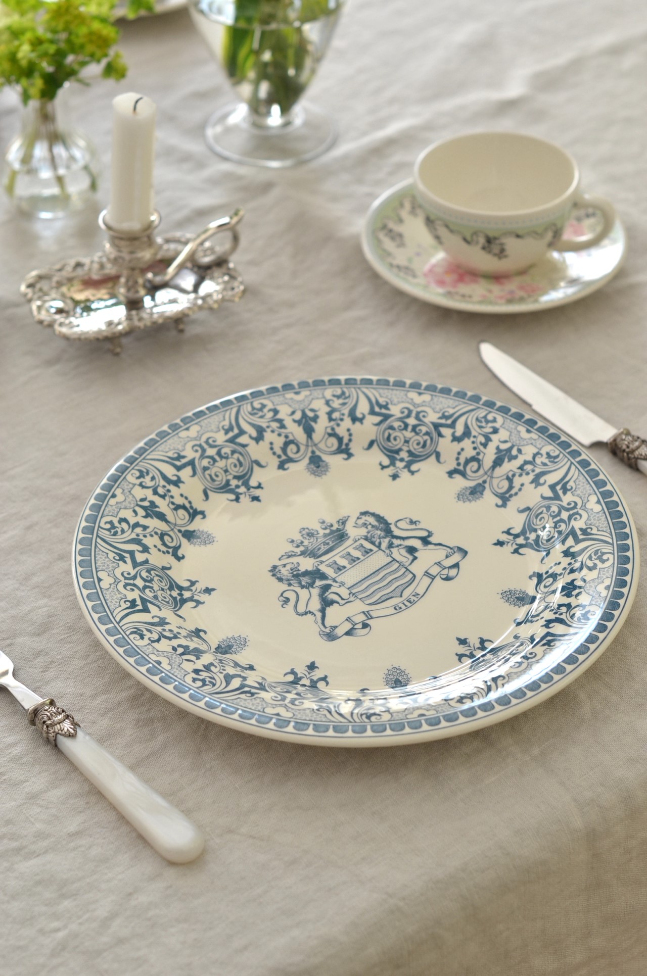 { Gienfrance } ∞DEPA. BLASON BLU 餐盤∞27.4cm