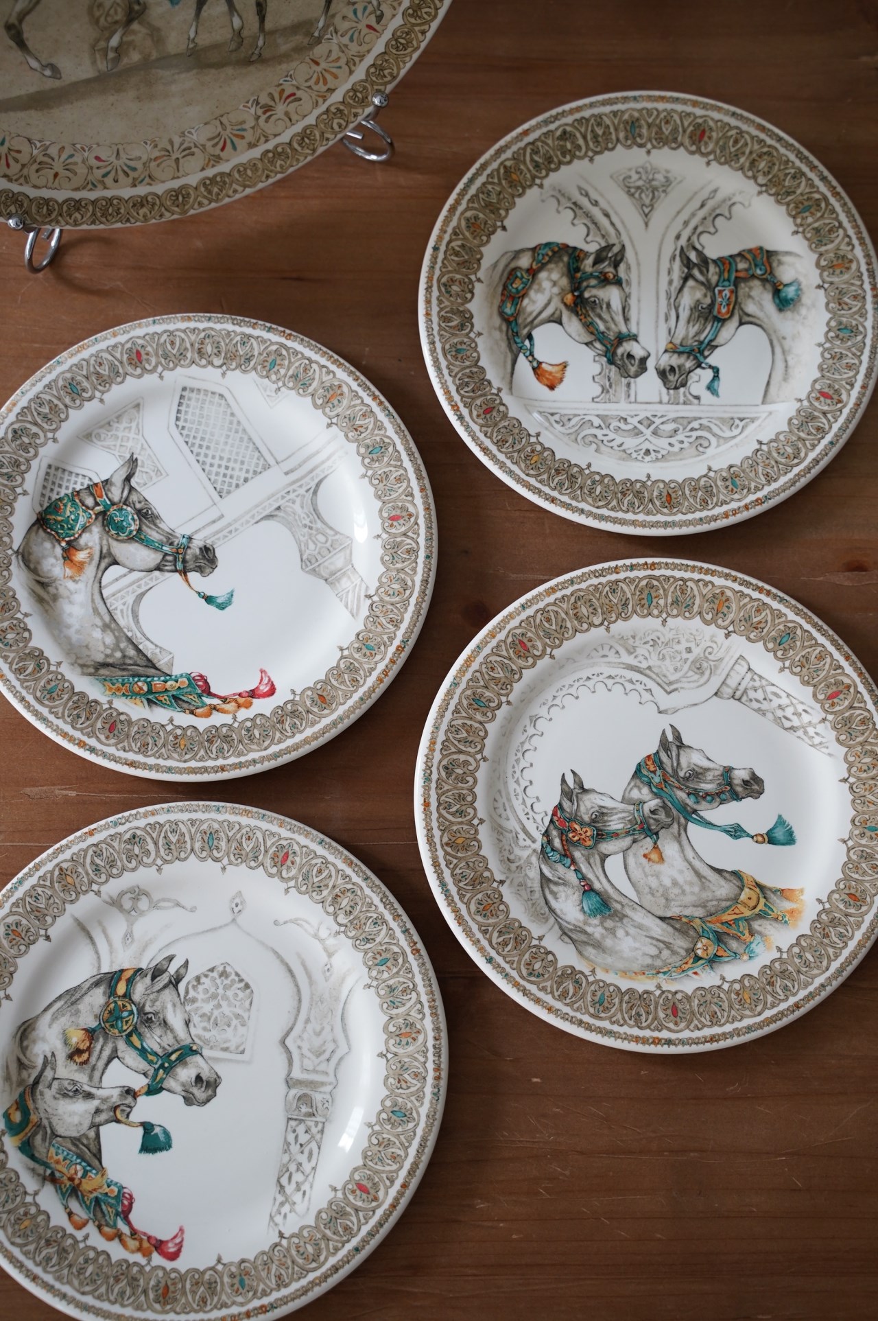 { Gienfrance }∞ CHEVAUX DU VENT 22cm (4set)