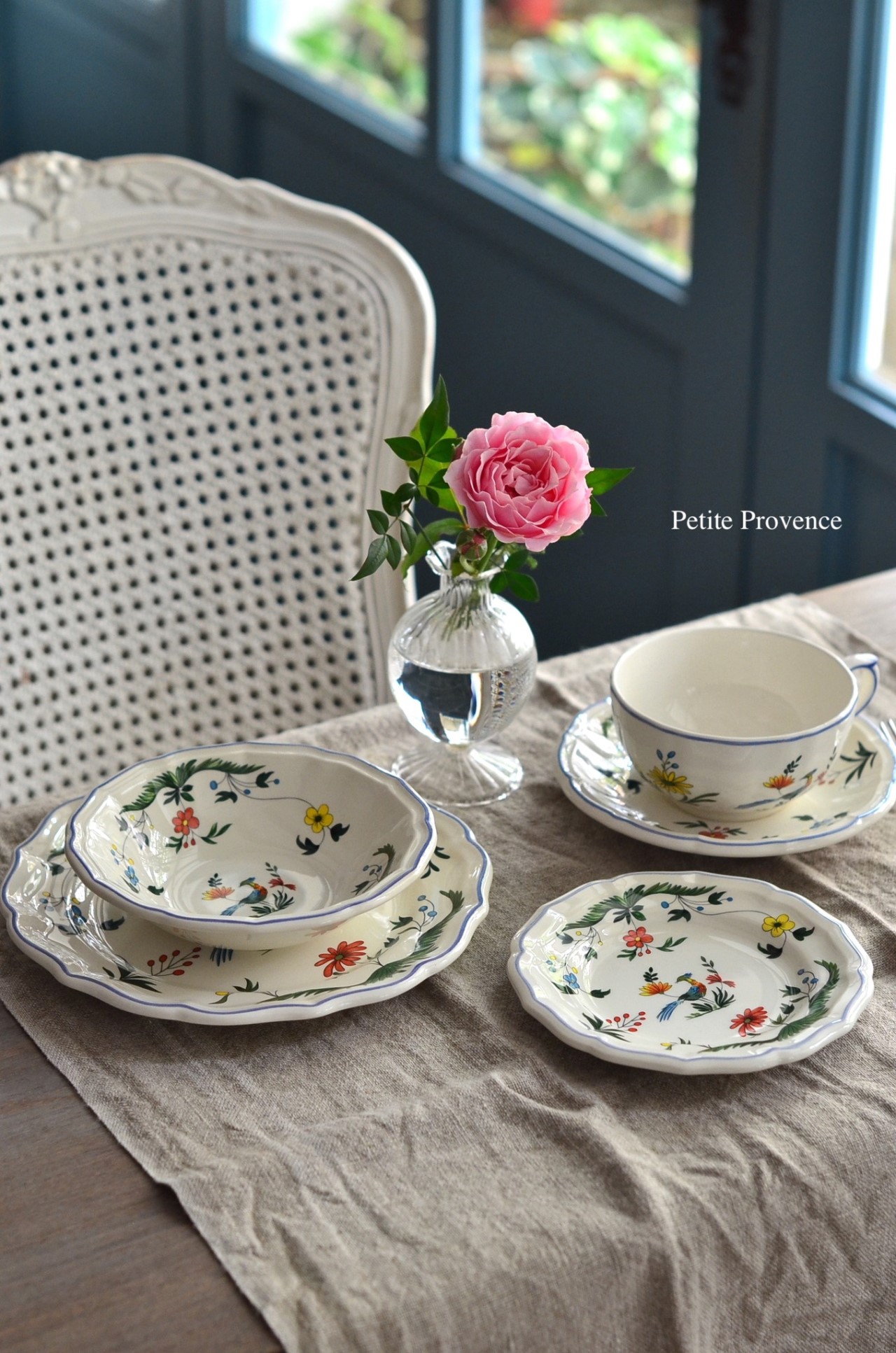 { Gienfrance } ∞OISEAUX PARADIS餐碗 17.8cm