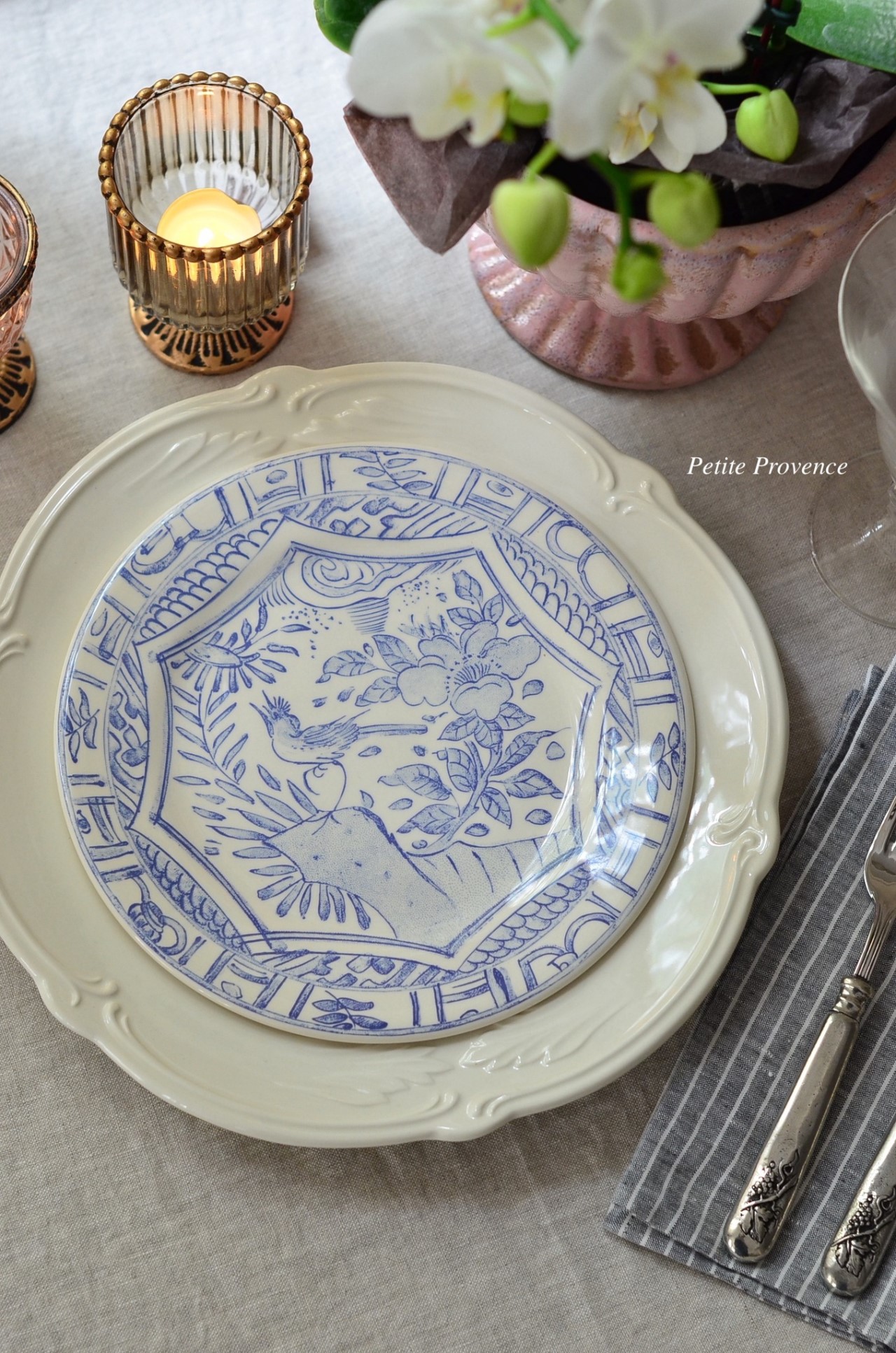 { Gienfrance } ∞OISEAU BLEU 餐盤 22cm