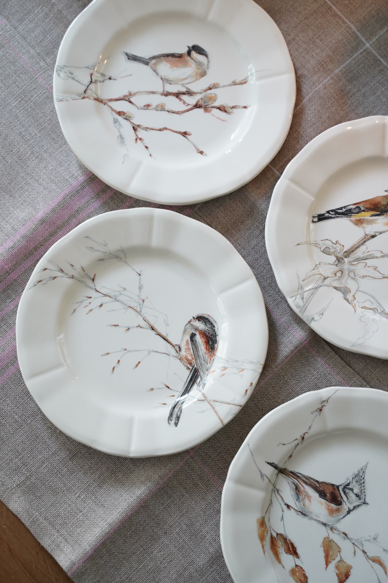 { Gienfrance }∞ OISEAUX FORET 套組 16.5cm  (4set)