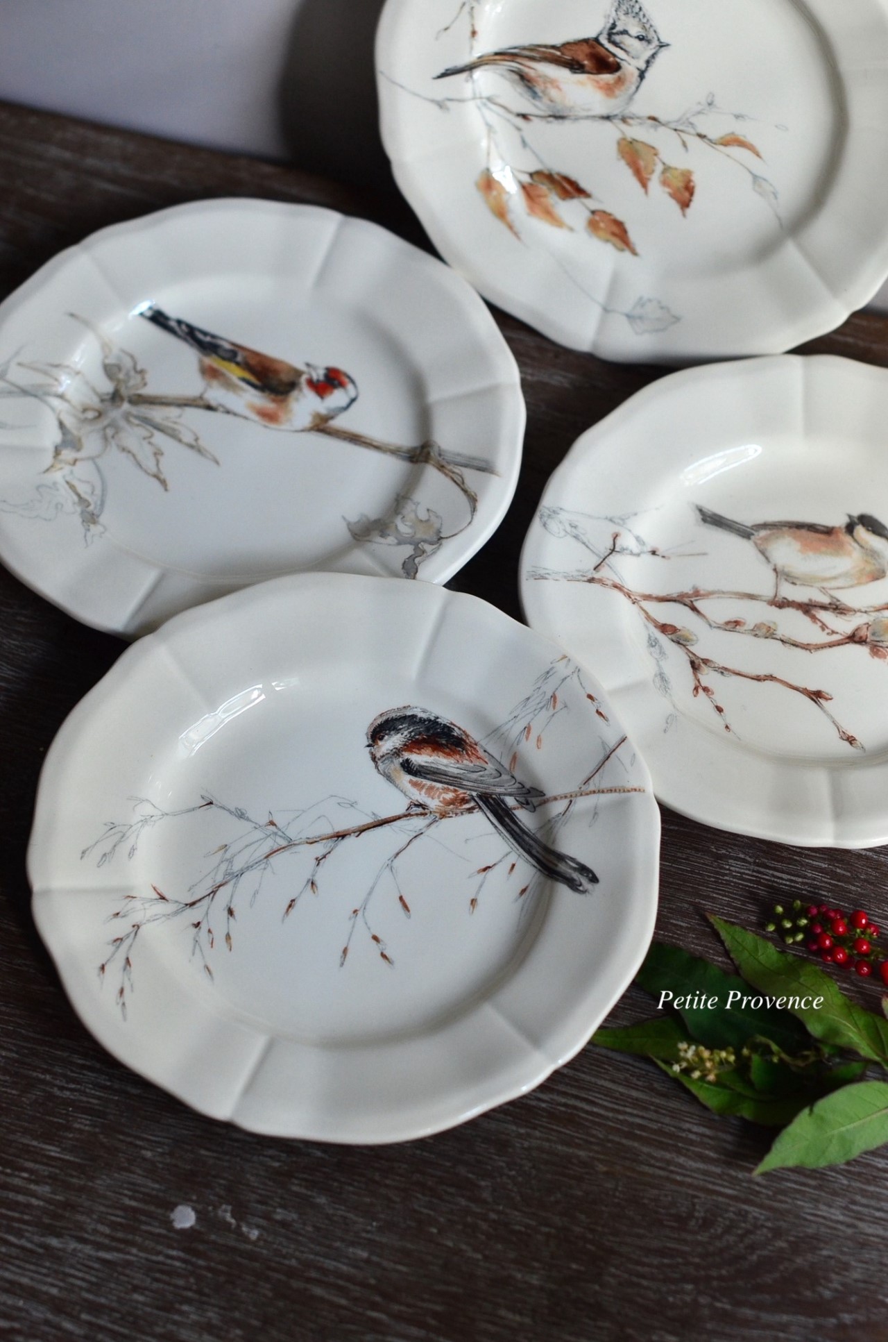 { Gienfrance }∞ OISEAUX FORET 套組 16.5cm  (4set)