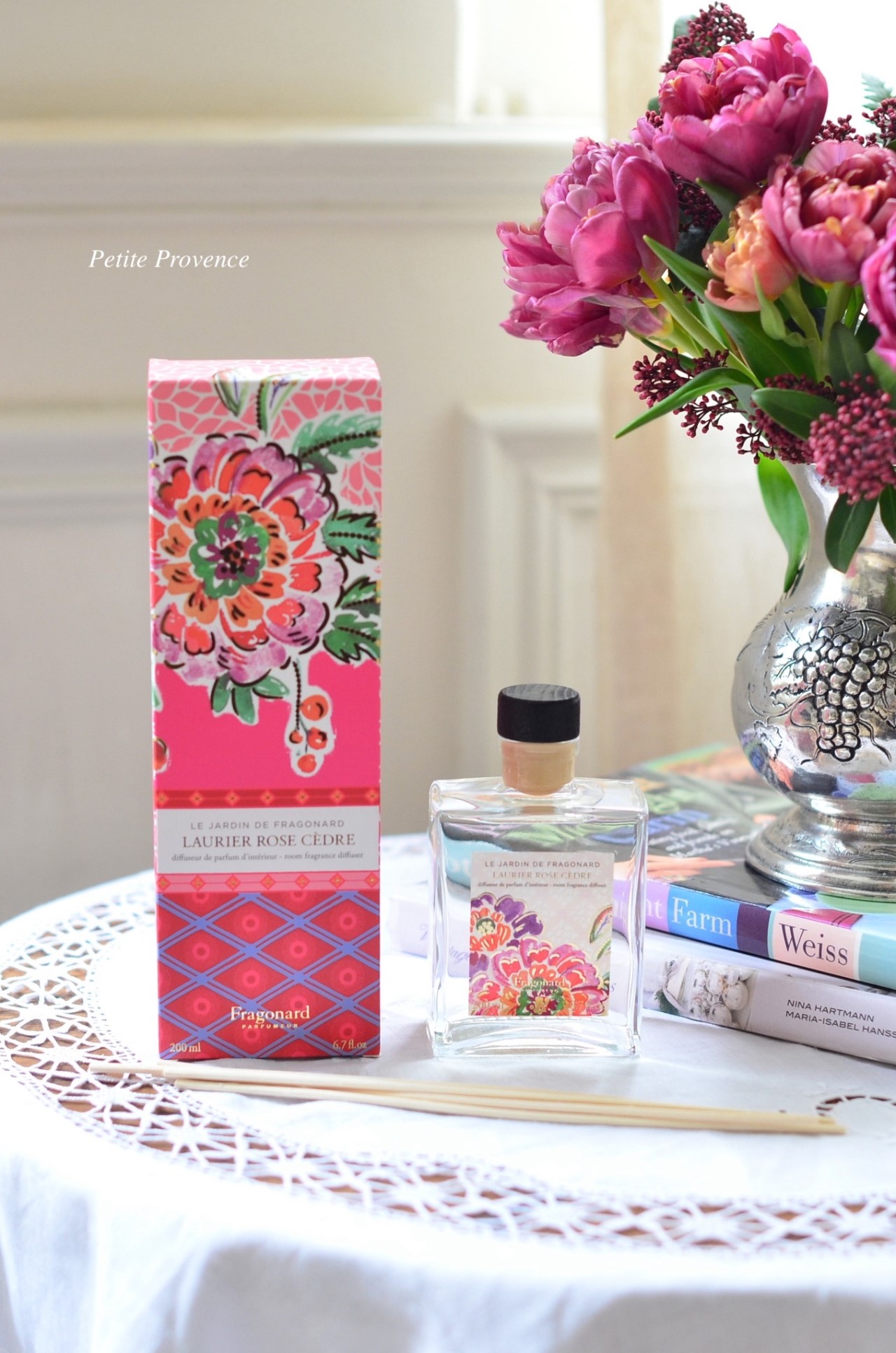 { Fragonard} ∞ Laurier Rose Cedre ∞ 夾竹桃雪松 室內擴香∞200ml
