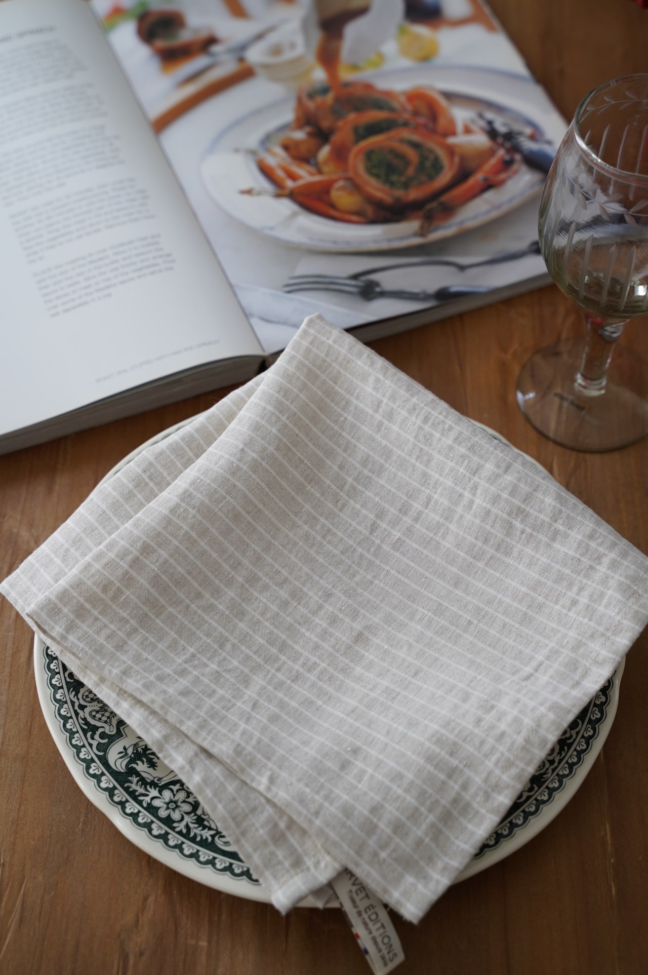 {Charvet Editions} ∞ DUO 亞麻方巾 ∞ 45x45cm (6色)
