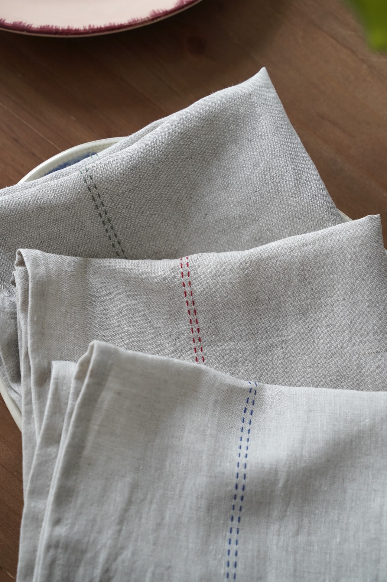 {Charvet Editions} ∞ RYTHMO 亞麻方巾 ∞ 45x45cm (3色)