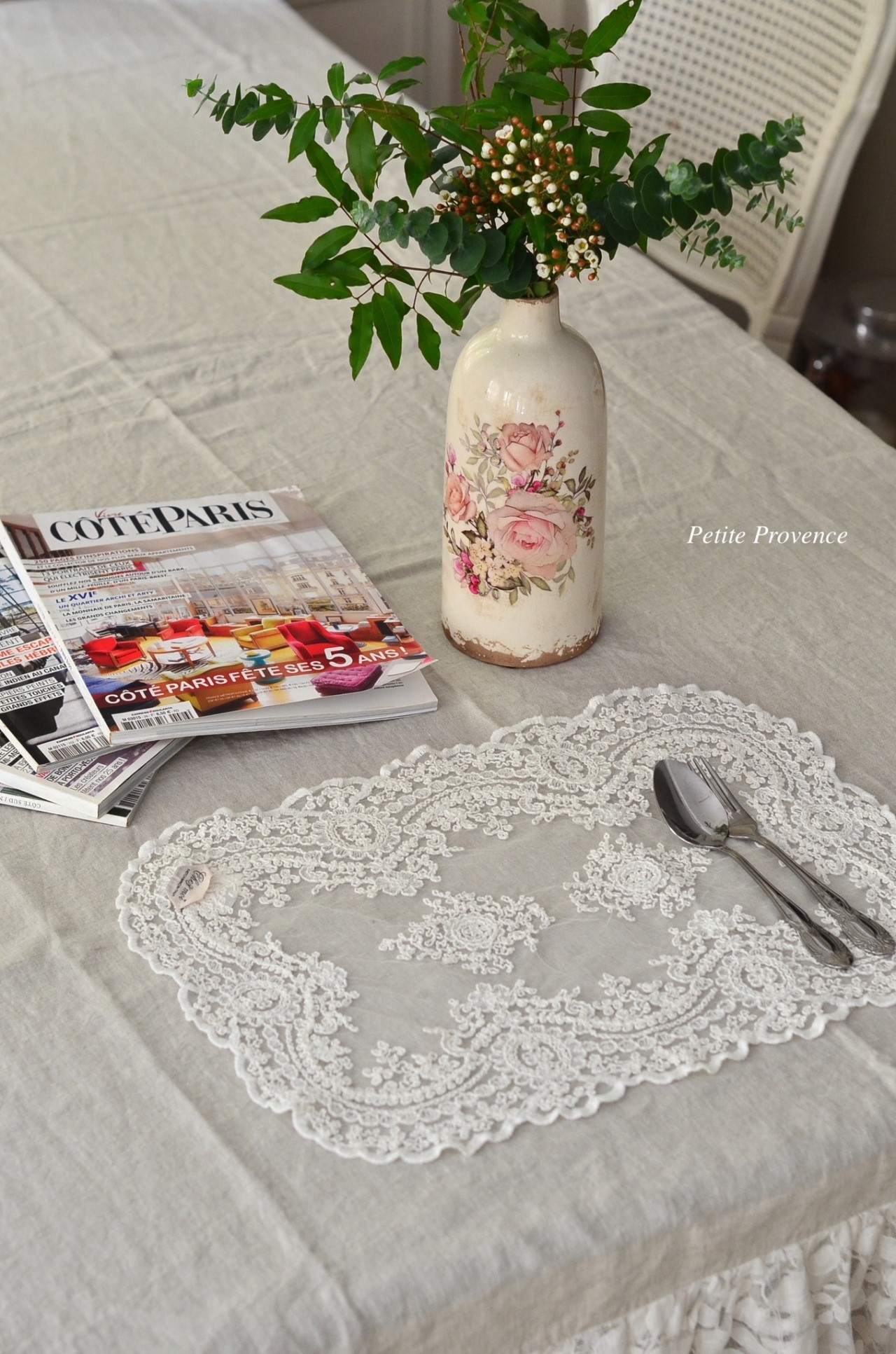 {Chez moi} Luxury蕾絲巾 35x50cm
