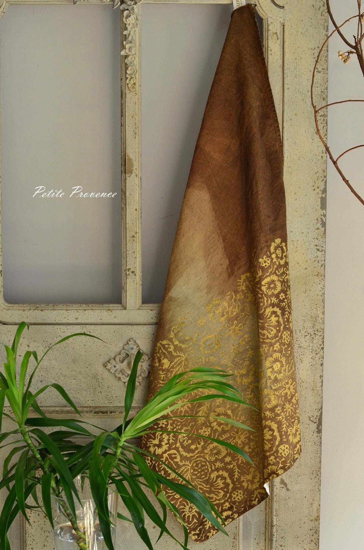 { Bertozzi }∞ FLEURE 亞麻巾 55x70cm (兩色)