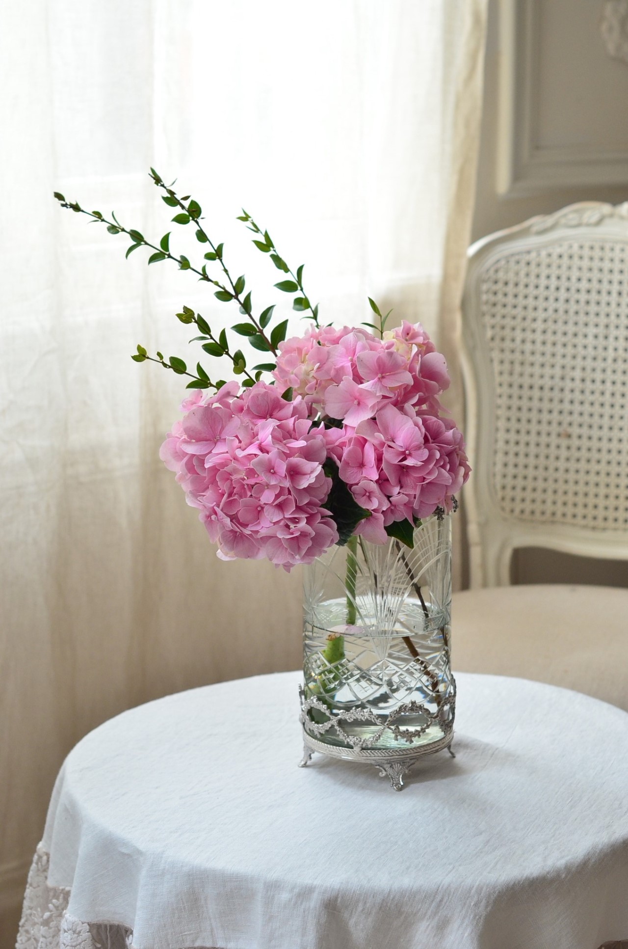 { 荷蘭雜貨 } 雕花燭台 H27cm (兩色)