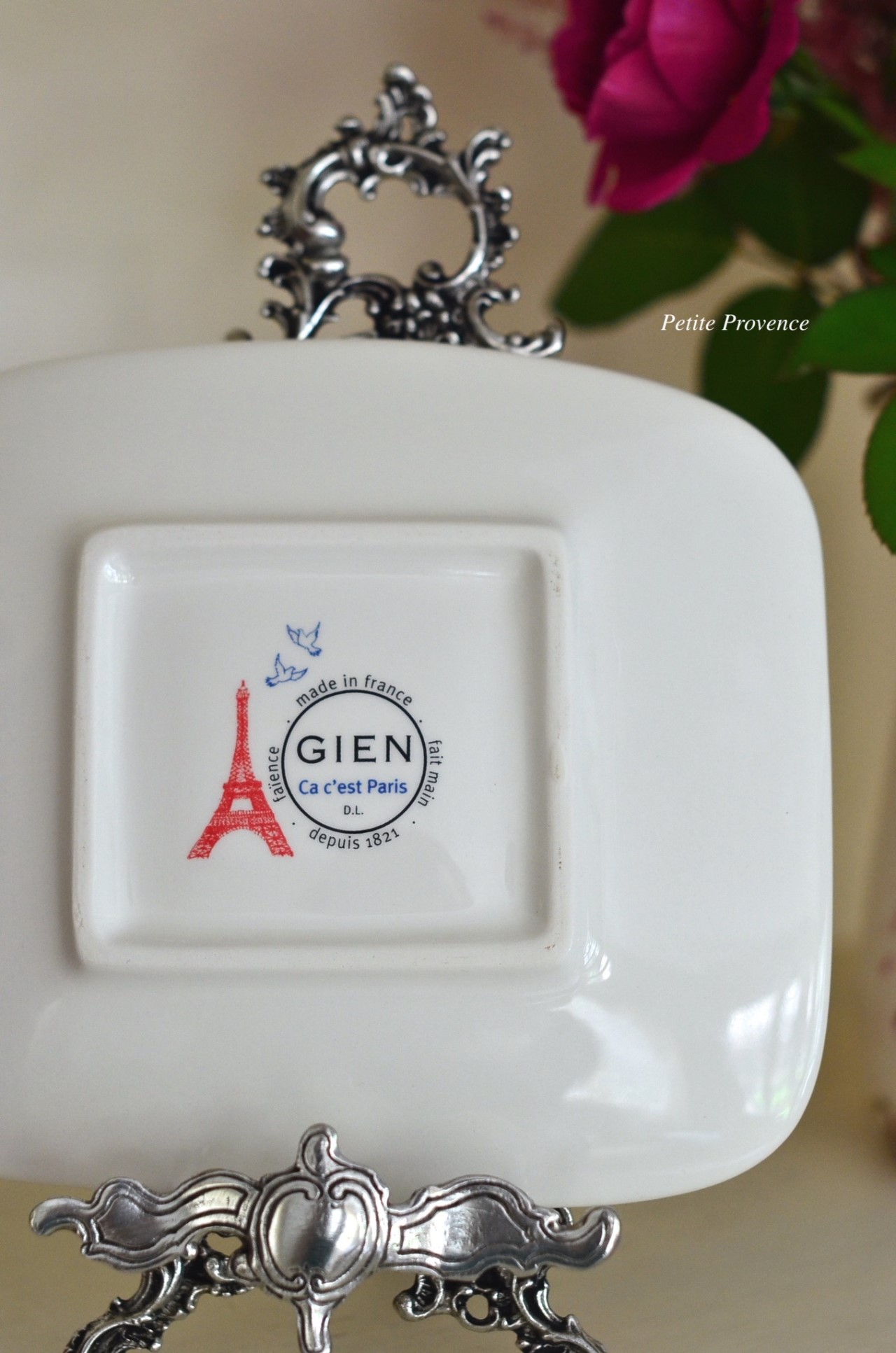 { Gienfrance }∞ PARIS 方盤 18x16cm