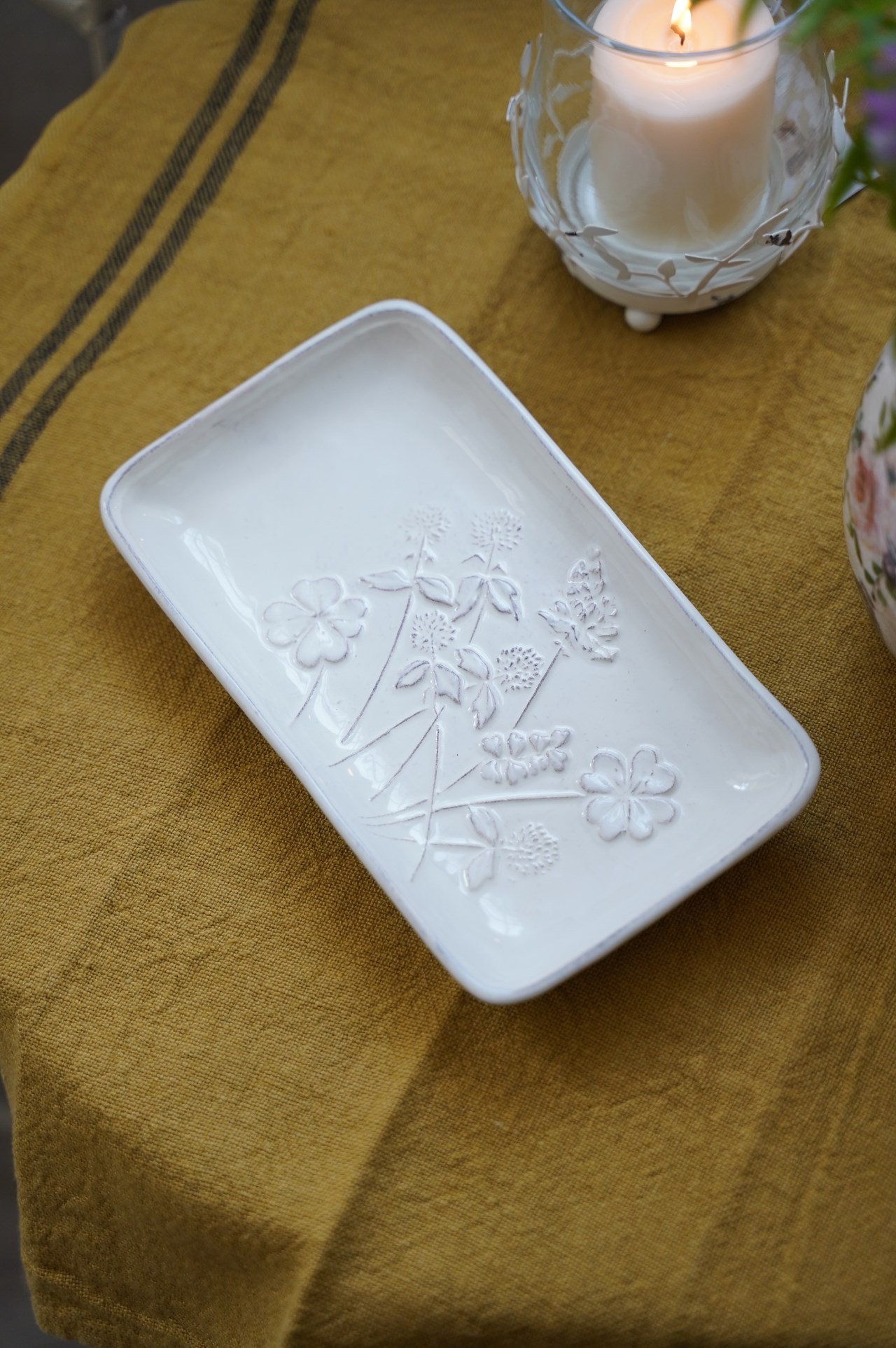 { VIRGINIA CASA } PRATO 幸運草長盤 23cm