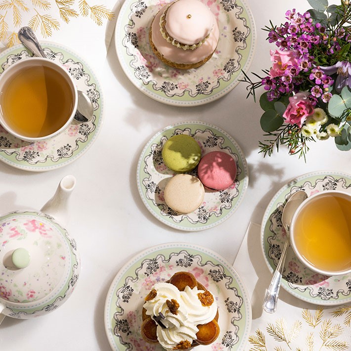 { Gienfrance }∞ LADUREE 聯名款 點心盤 12.8cm