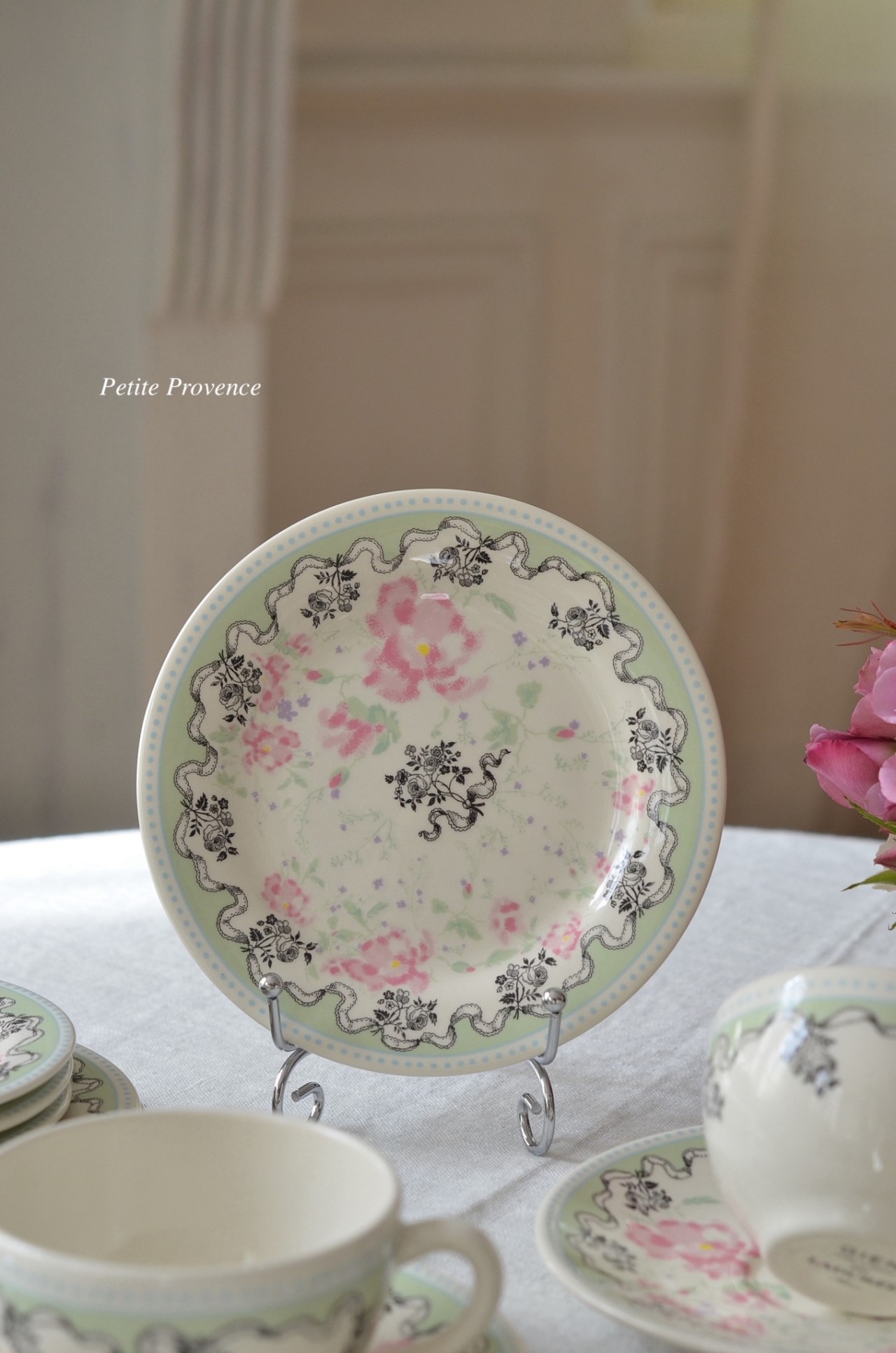 { Gienfrance } ∞LADUREE 聯名款 點心盤 16.5cm