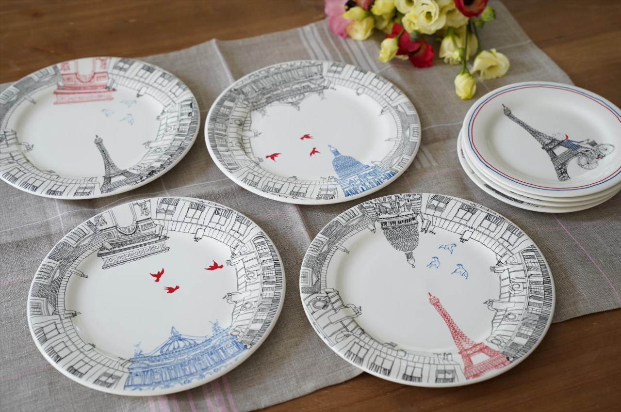 { Gienfrance }∞ PARIS 餐盤22cm (4set)
