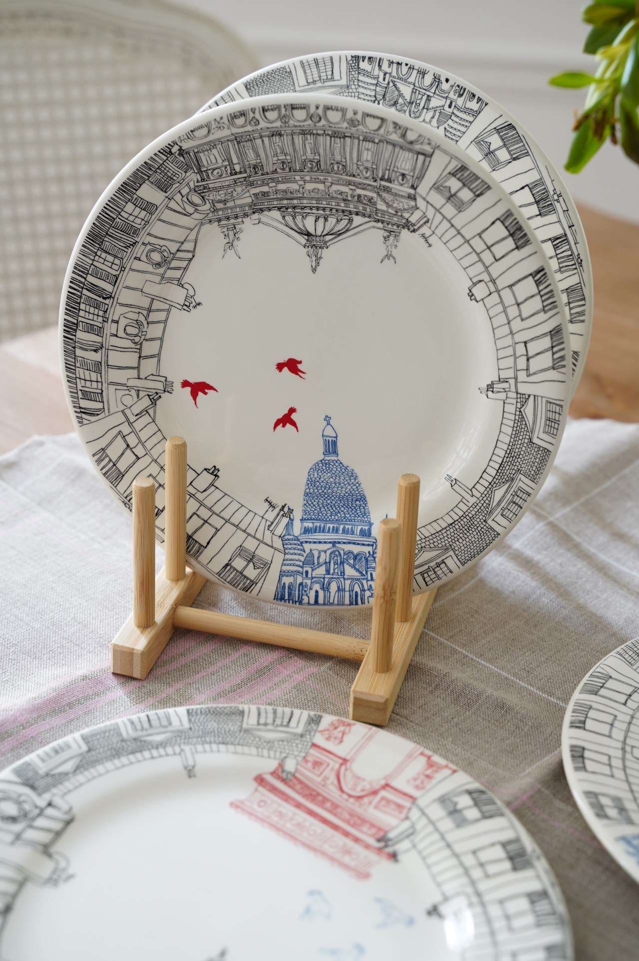 { Gienfrance }∞ PARIS 餐盤22cm (4set)