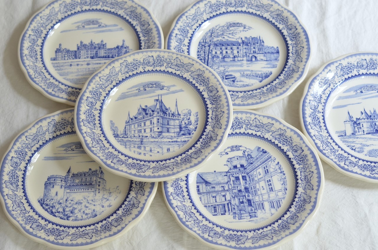 { Gienfrance }∞ CHÂTEAUX 法國城堡系列餐盤 19.8cm  (6set)