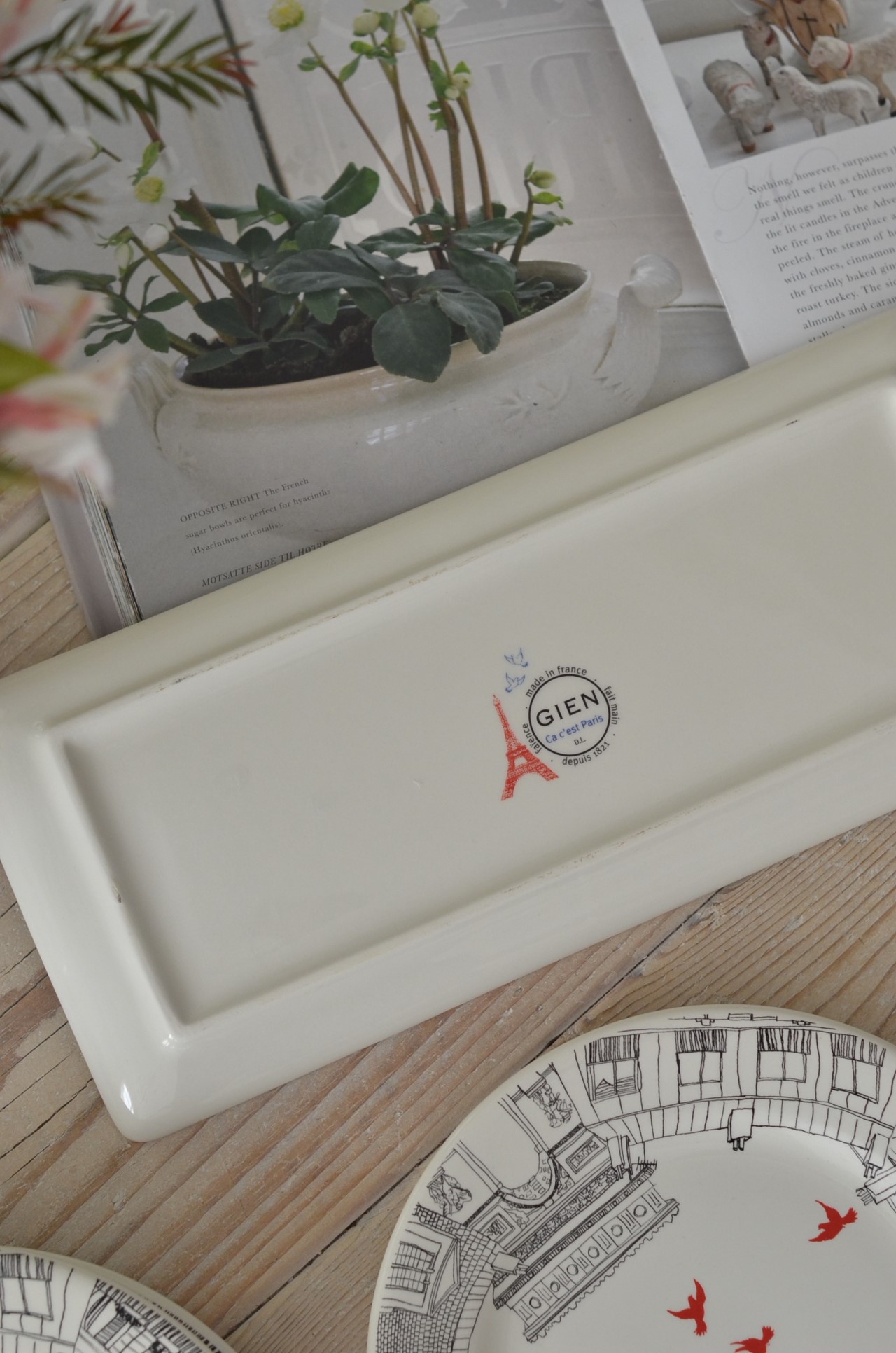 { Gienfrance } ∞PARIS 長盤-36x15.5cm