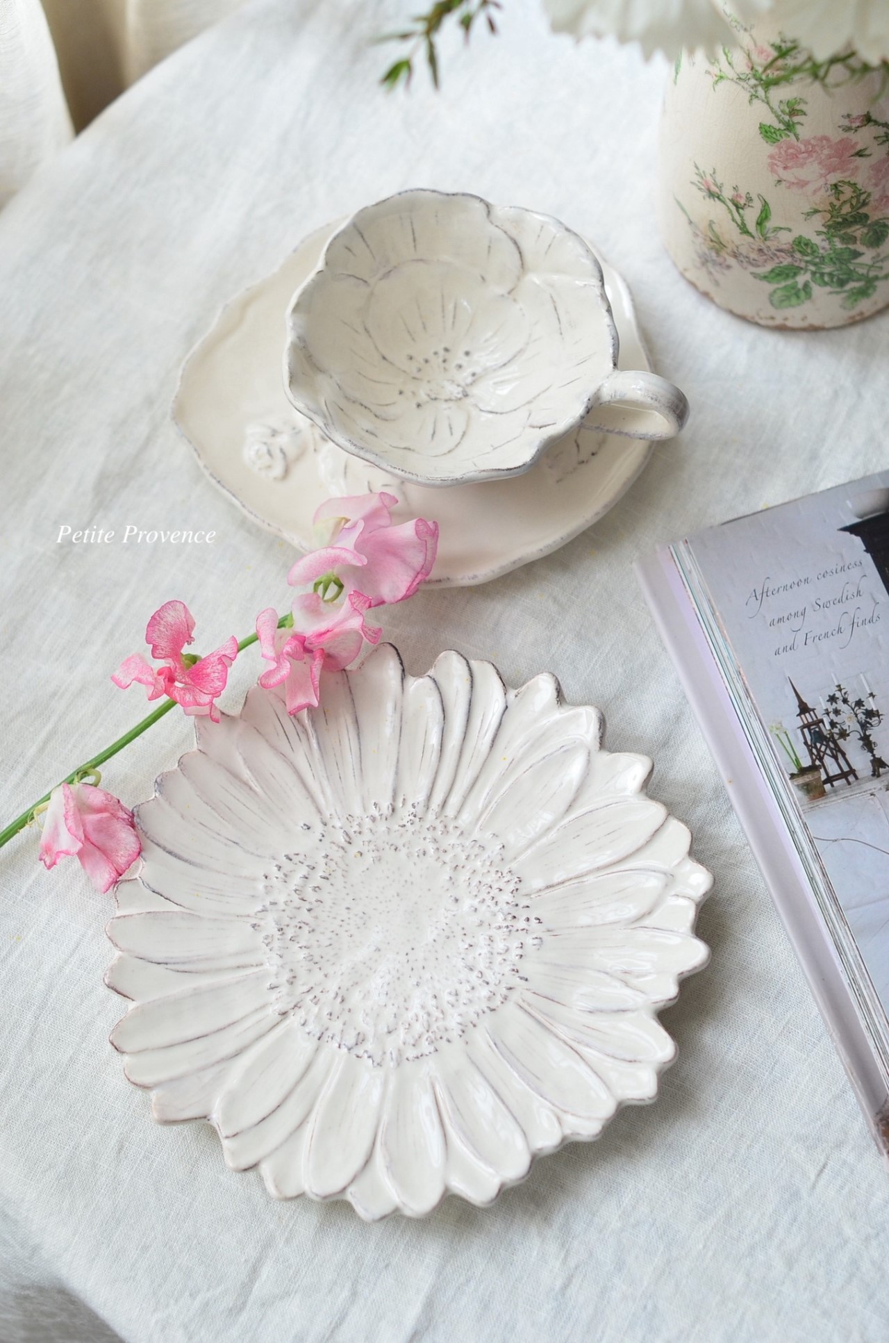 {VIRGINIA CASA} ROMANTICA 雛菊餐盤 21cm 