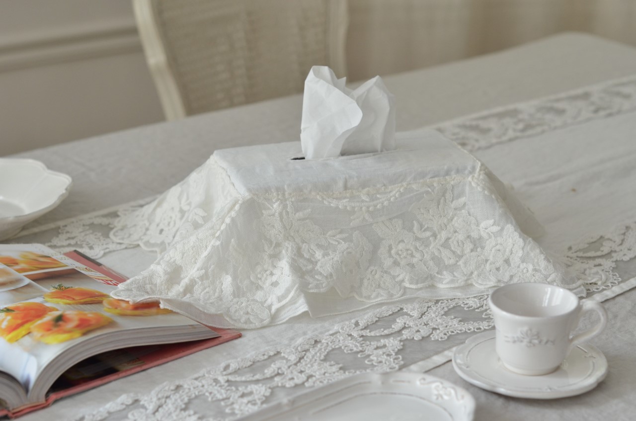 { CHEZ MOI } Versailles 亞麻紙巾套 (兩色)