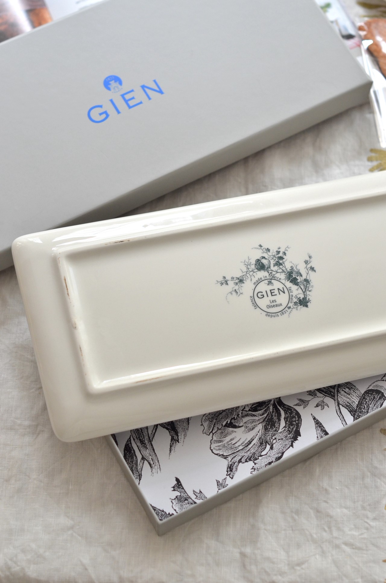 {Gienfrance} ∞ LES OISEAUX 長盤 36x15cm