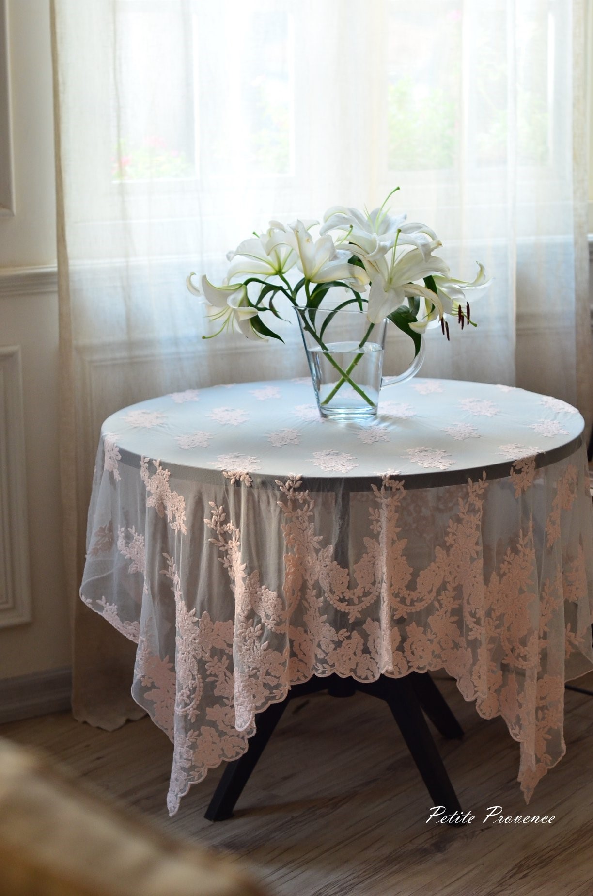 {Chez moi }∞Versailles蕾絲桌巾 130x240cm