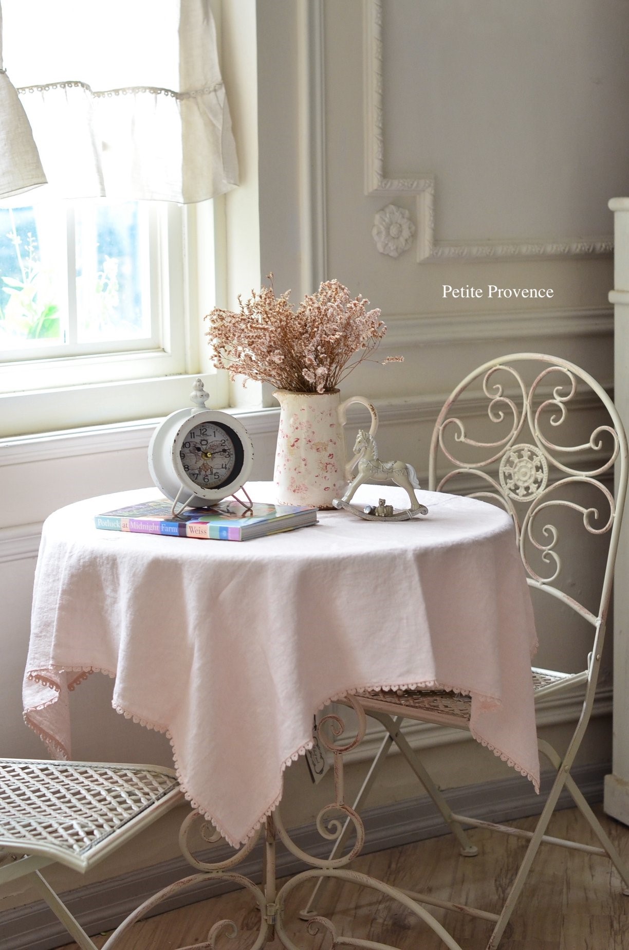 { CHEZ MOI }∞BonTon 亞麻桌巾100x100cm (2色)