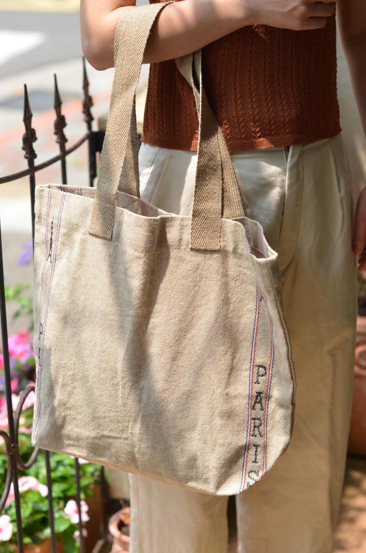 { Charvet Editions }∞ PARIS亞麻提包