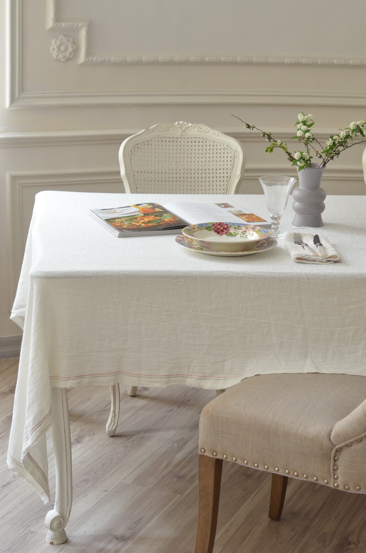 { Charvet Editions }∞EMPREINTE 亞麻桌巾∞165x250cm(2色)