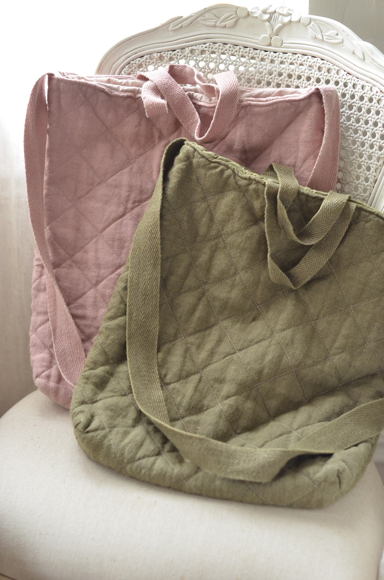 { Charvet Editions }∞ BESACE 亞麻包 (2色)