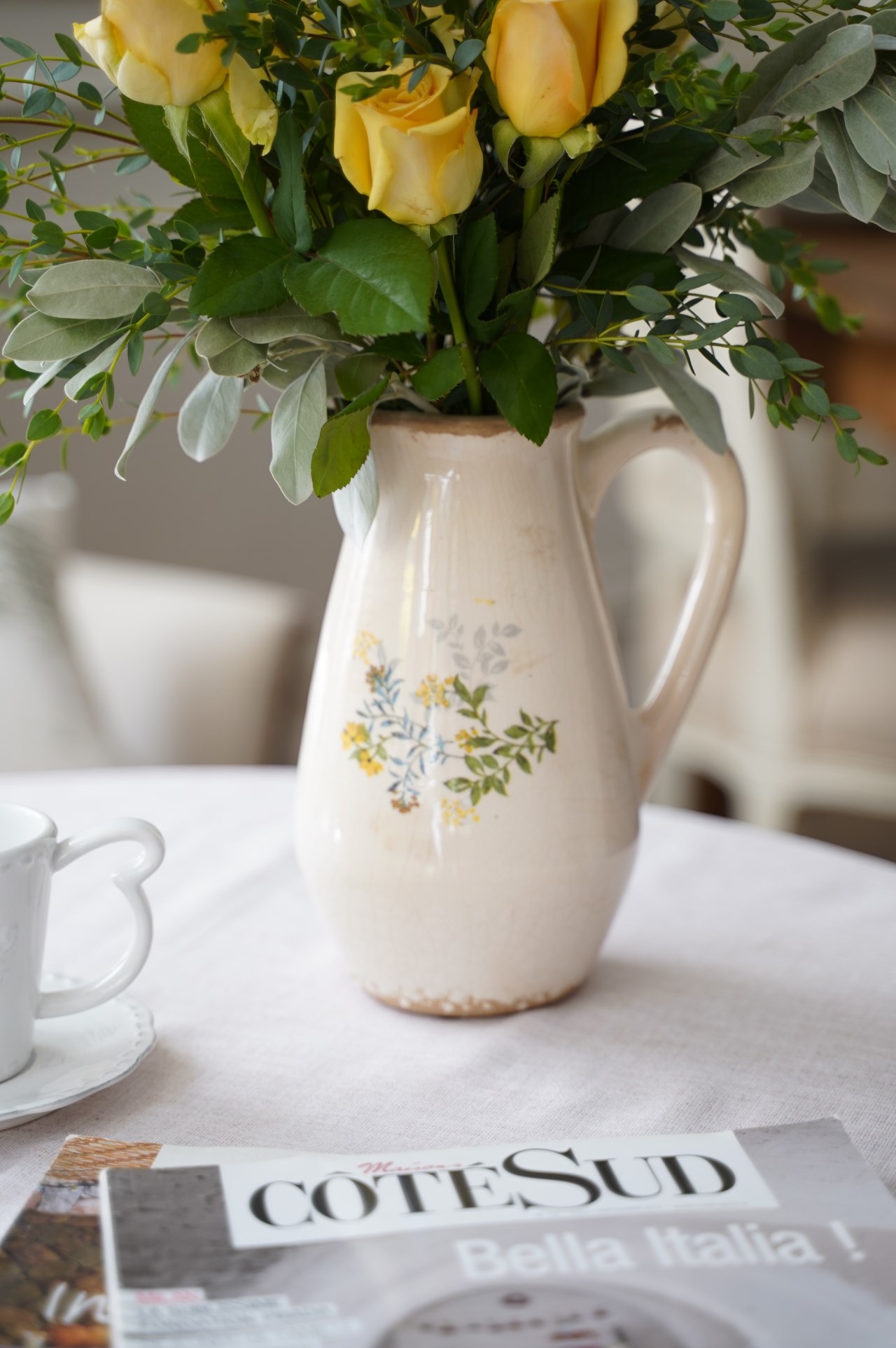 { 荷蘭雜貨 } ∞黃花水壺花器