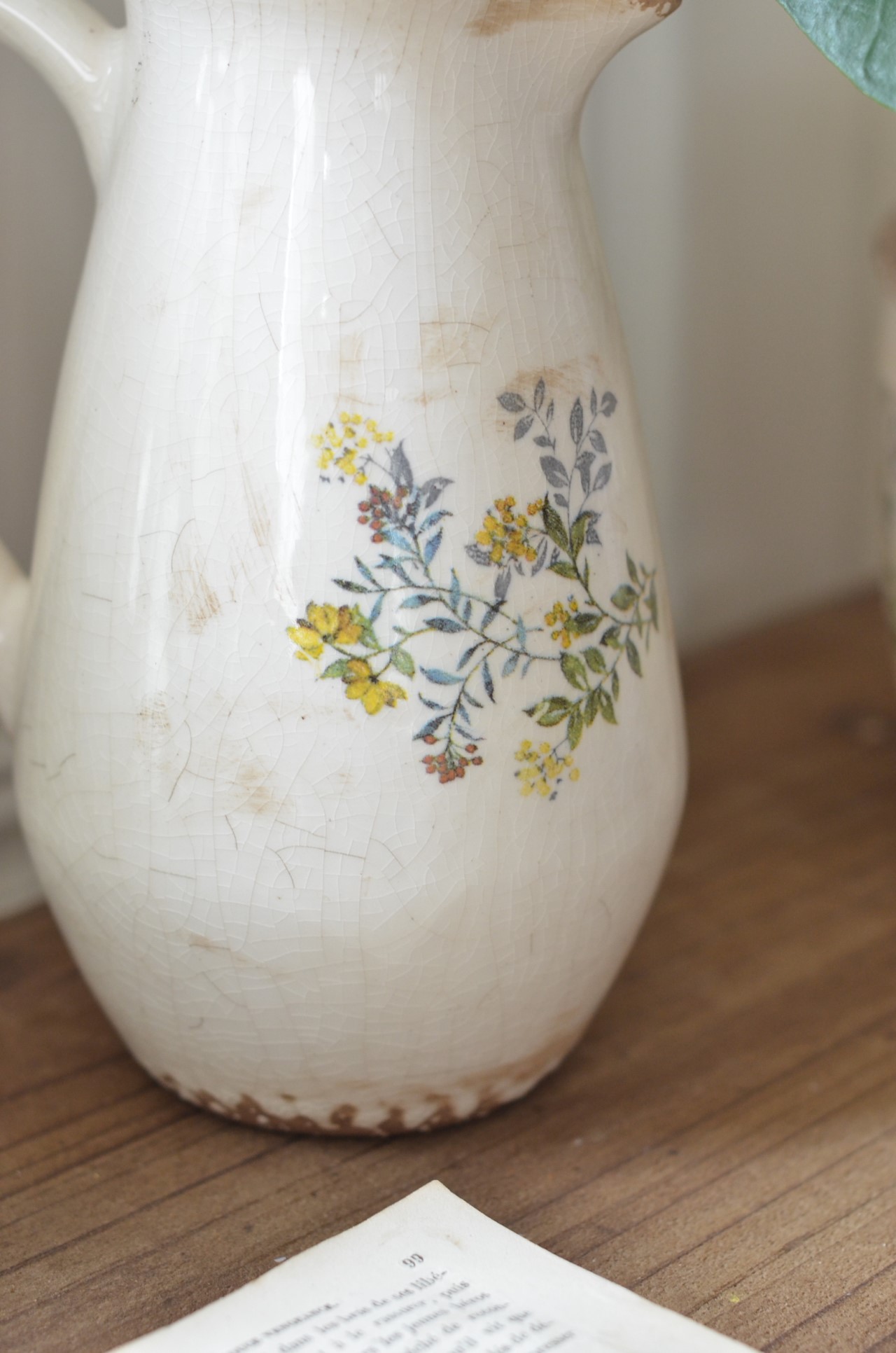 { 荷蘭雜貨 } ∞黃花水壺花器