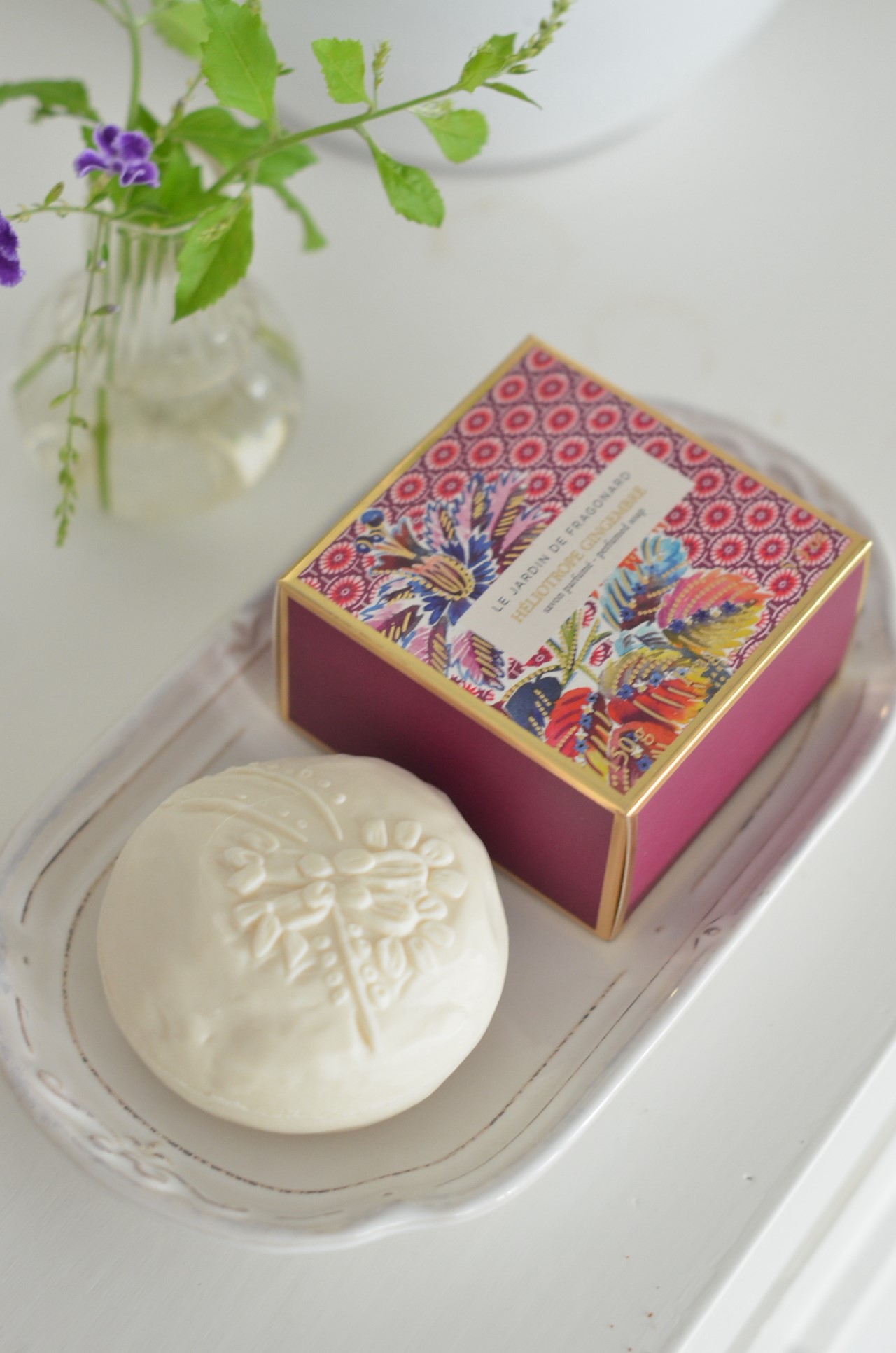 { Fragonard } ∞ Heliotrope Gingembre  ∞ 天竺葵  精油皂