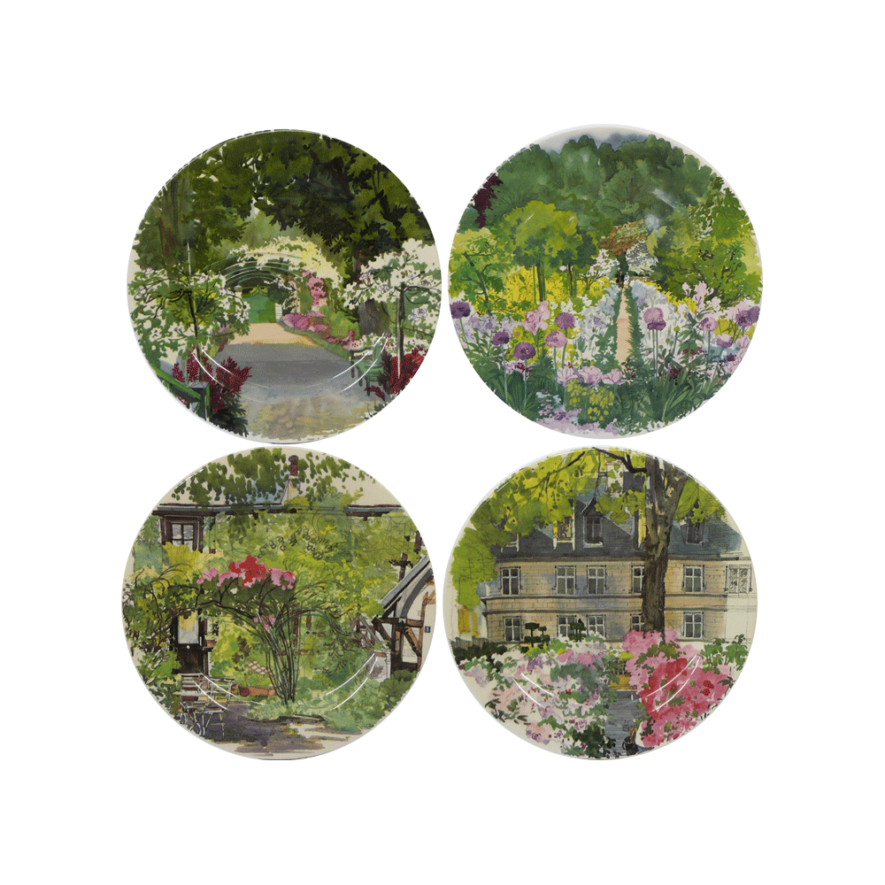 { Gienfrance }∞ 莫內花園 GIVERNY餐盤 16.5cm (4set)