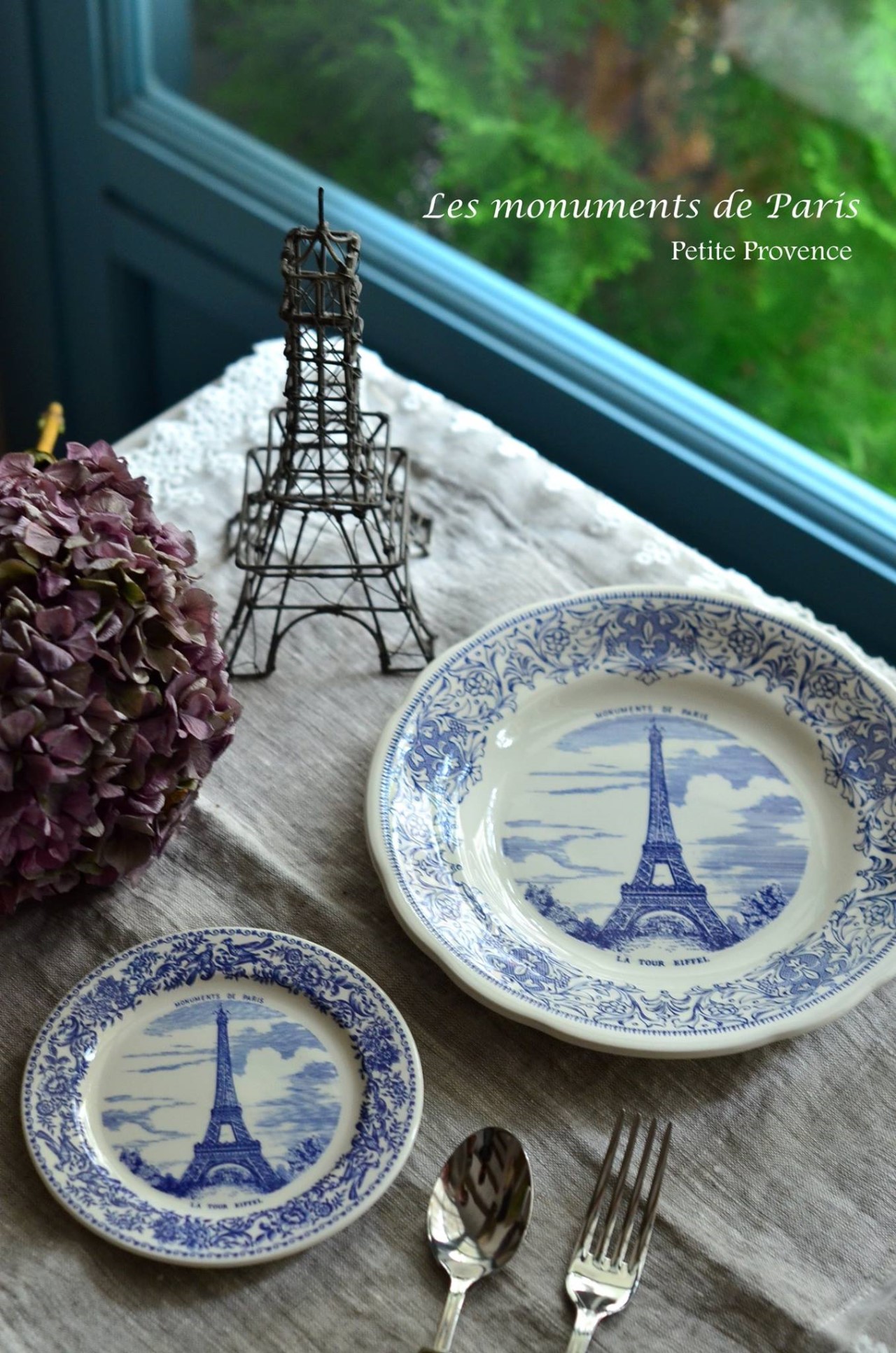 { Gienfrance } ∞ MONUMENTS ∞ 巴黎名勝系列餐盤 19.8cm  (6set) 