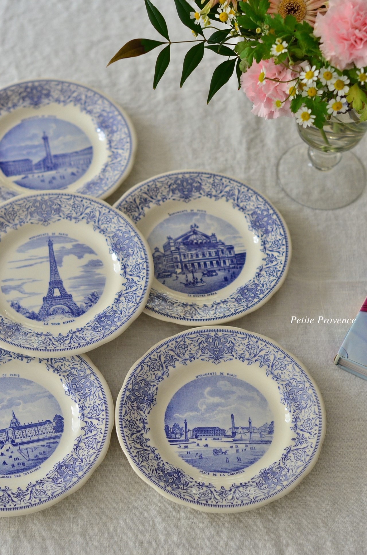 { Gienfrance } ∞ MONUMENTS ∞ 巴黎名勝系列餐盤 19.8cm  (6set) 
