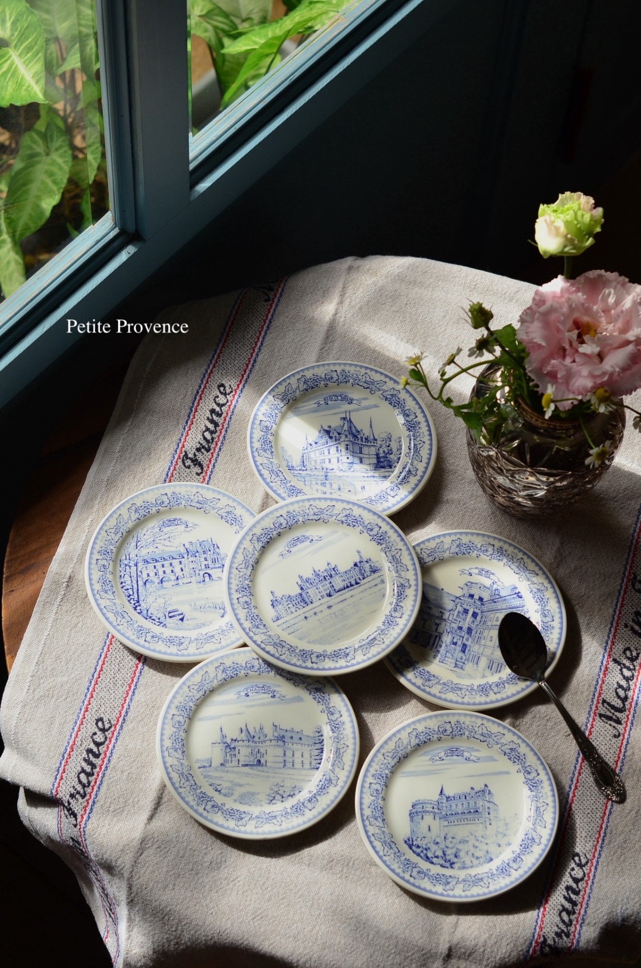 { Gienfrance }∞ CHÂTEAUX 法國城堡系列餐盤  12.8cm  (6set)