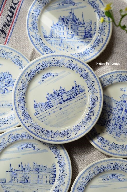 { Gienfrance }∞ CHÂTEAUX 法國城堡系列餐盤  12.8cm  (6set)