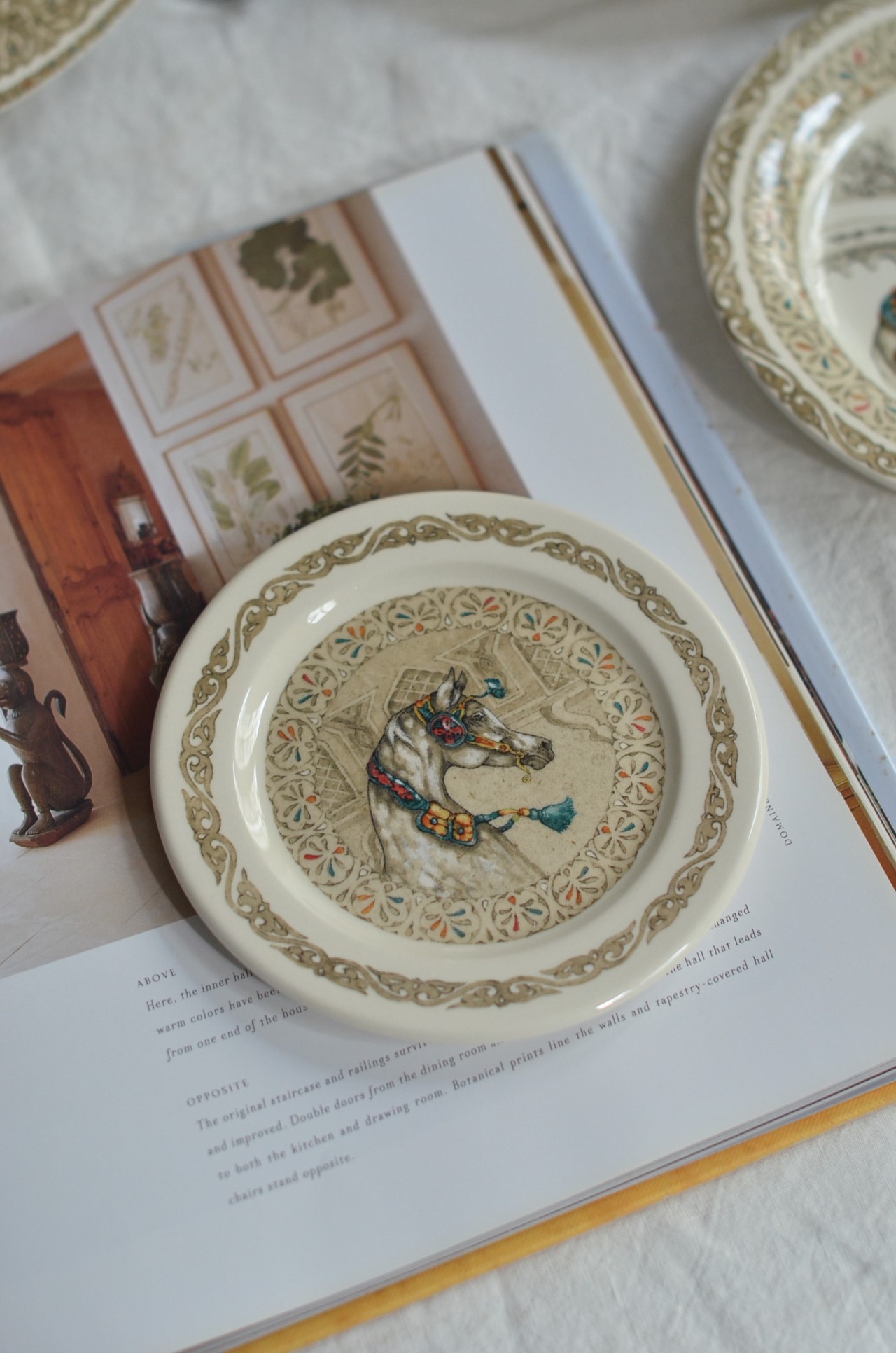 { Gienfrance }∞  CHEVAUX DU VENT 餐盤 12.8cm 