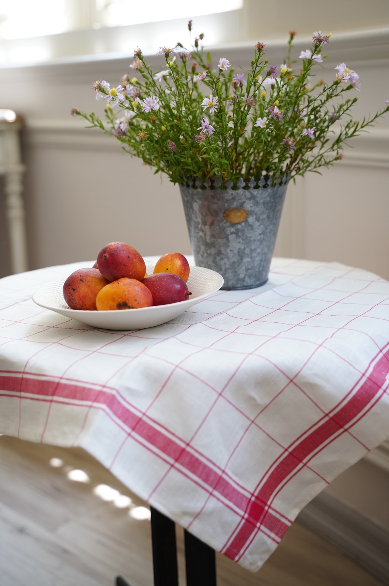 {LIBECO} ∞ PARMA 格紋亞麻方巾 ∞ 70x70cm （2色）