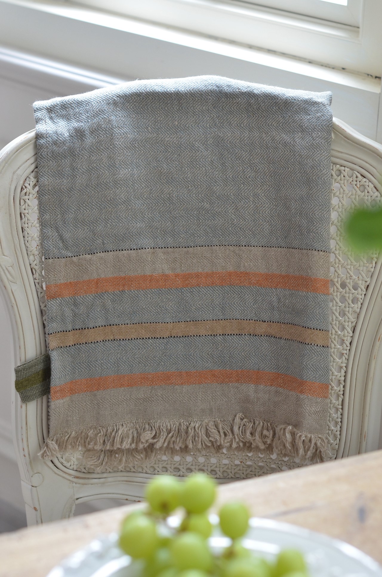 {LIBECO}∞ MULTI STRIPE 亞麻巾 55x65cm 
