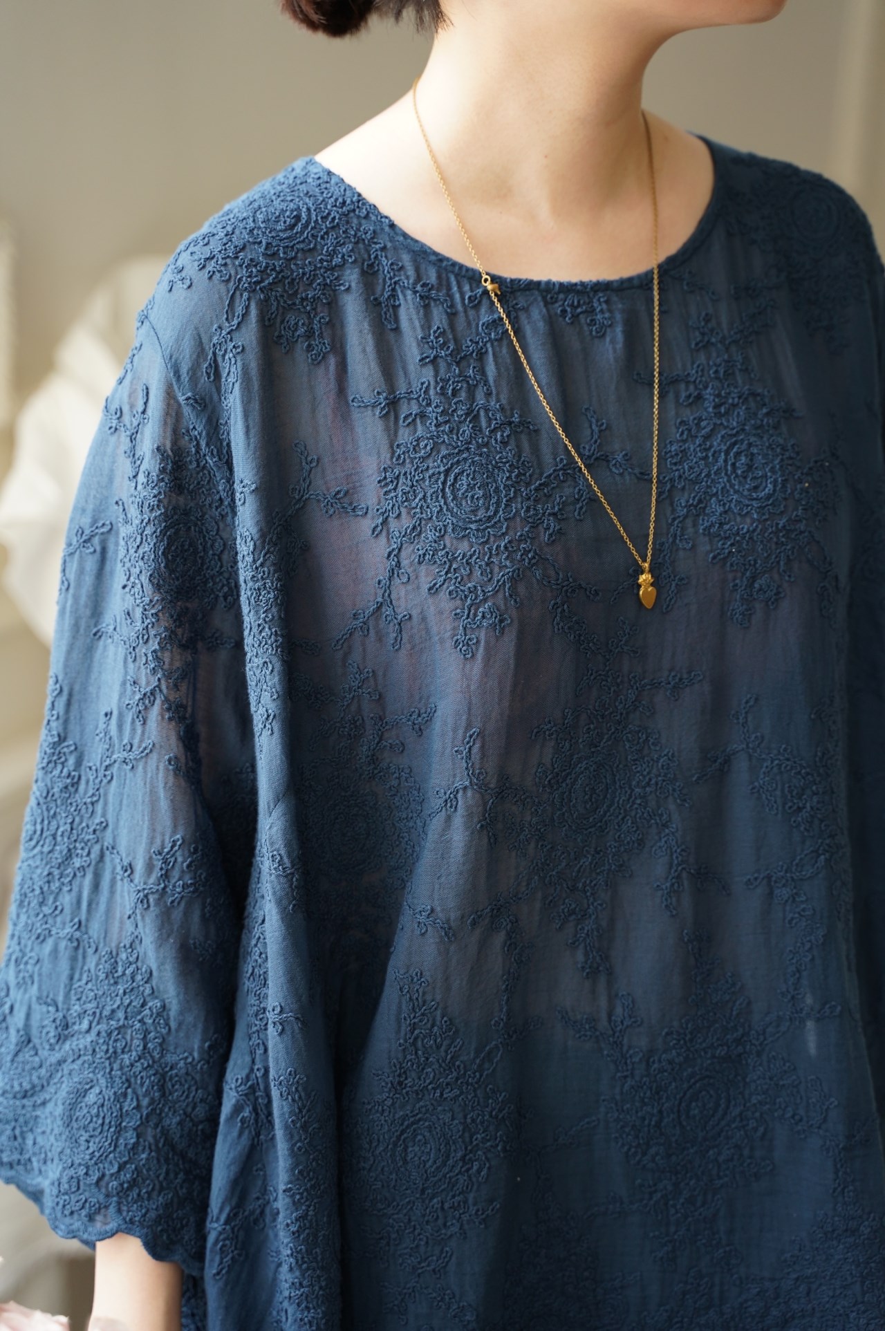 { CHEZ MOI }∞ Blouse 蕾絲罩衫/上衣 (3色)