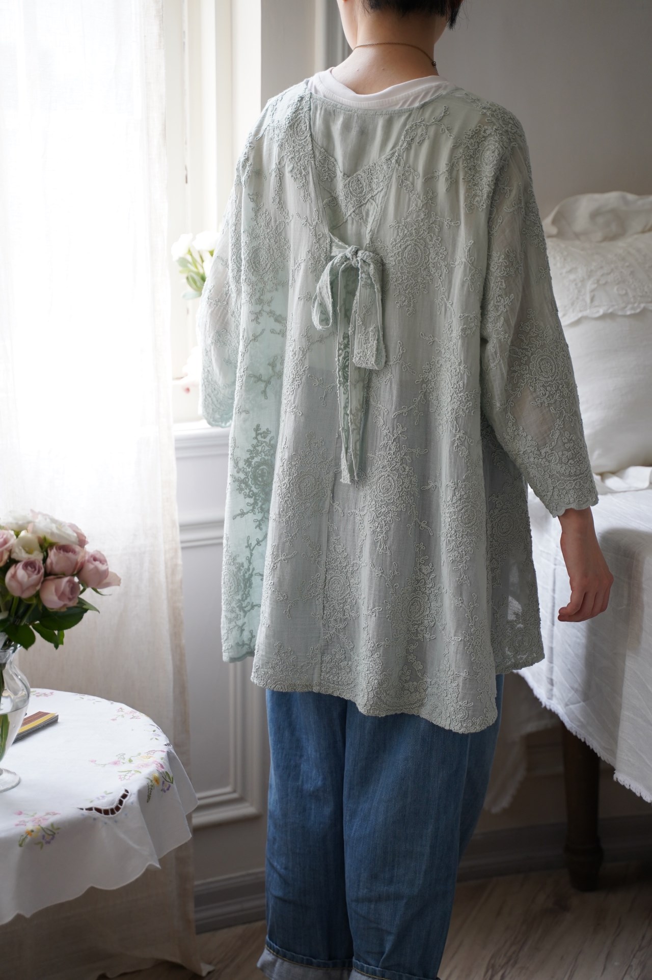 { CHEZ MOI }∞ Blouse 蕾絲罩衫/上衣 (3色)