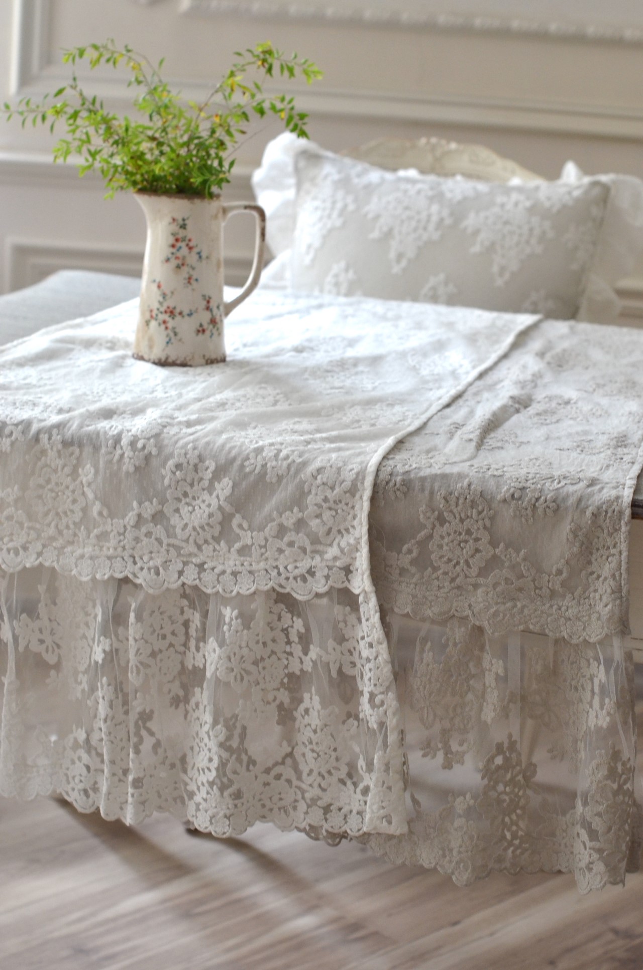 { Chez moi } Flora 桌旗 50x160cm(兩色）