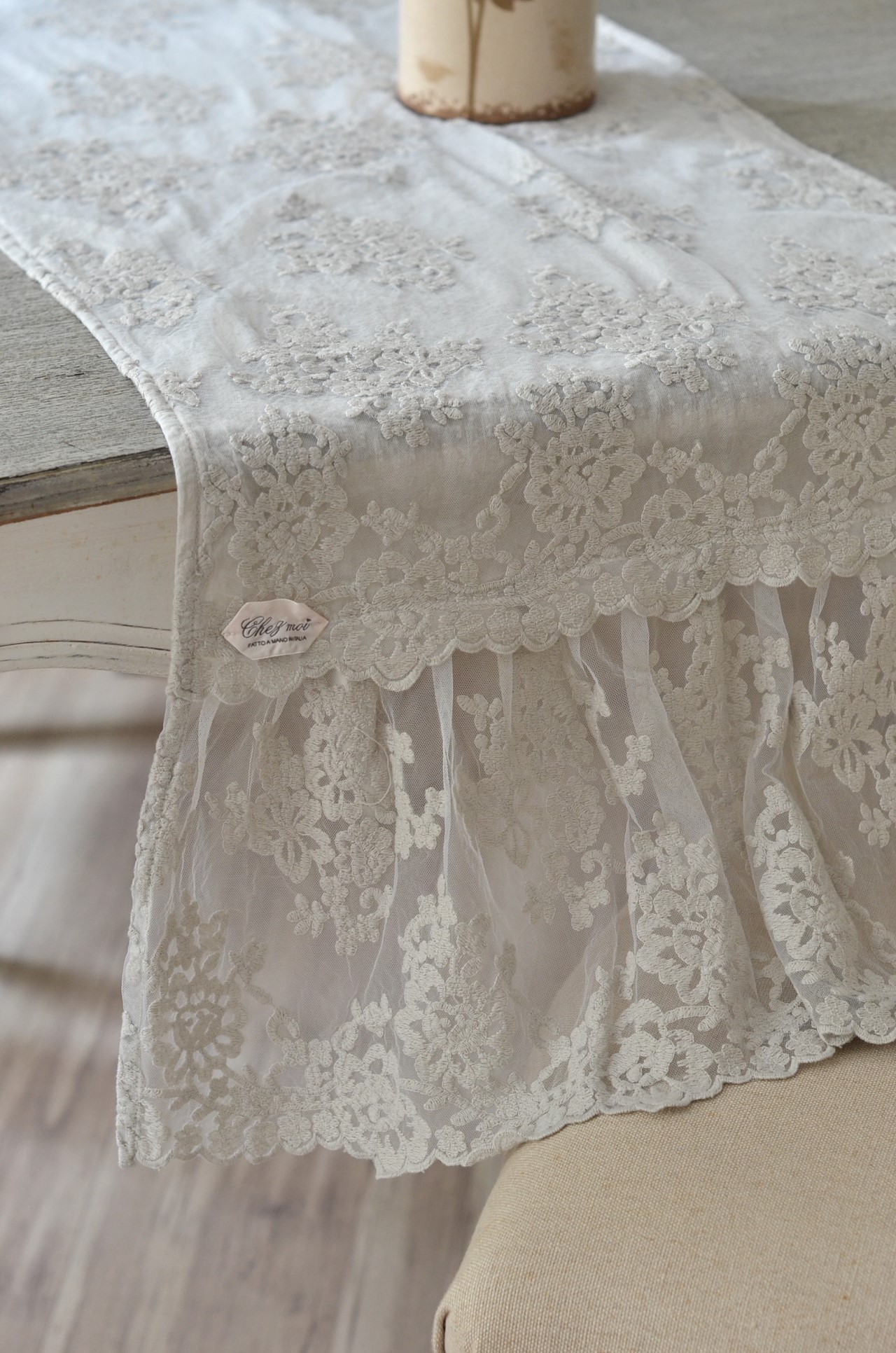 { Chez moi } Flora 桌旗 50x160cm(兩色）