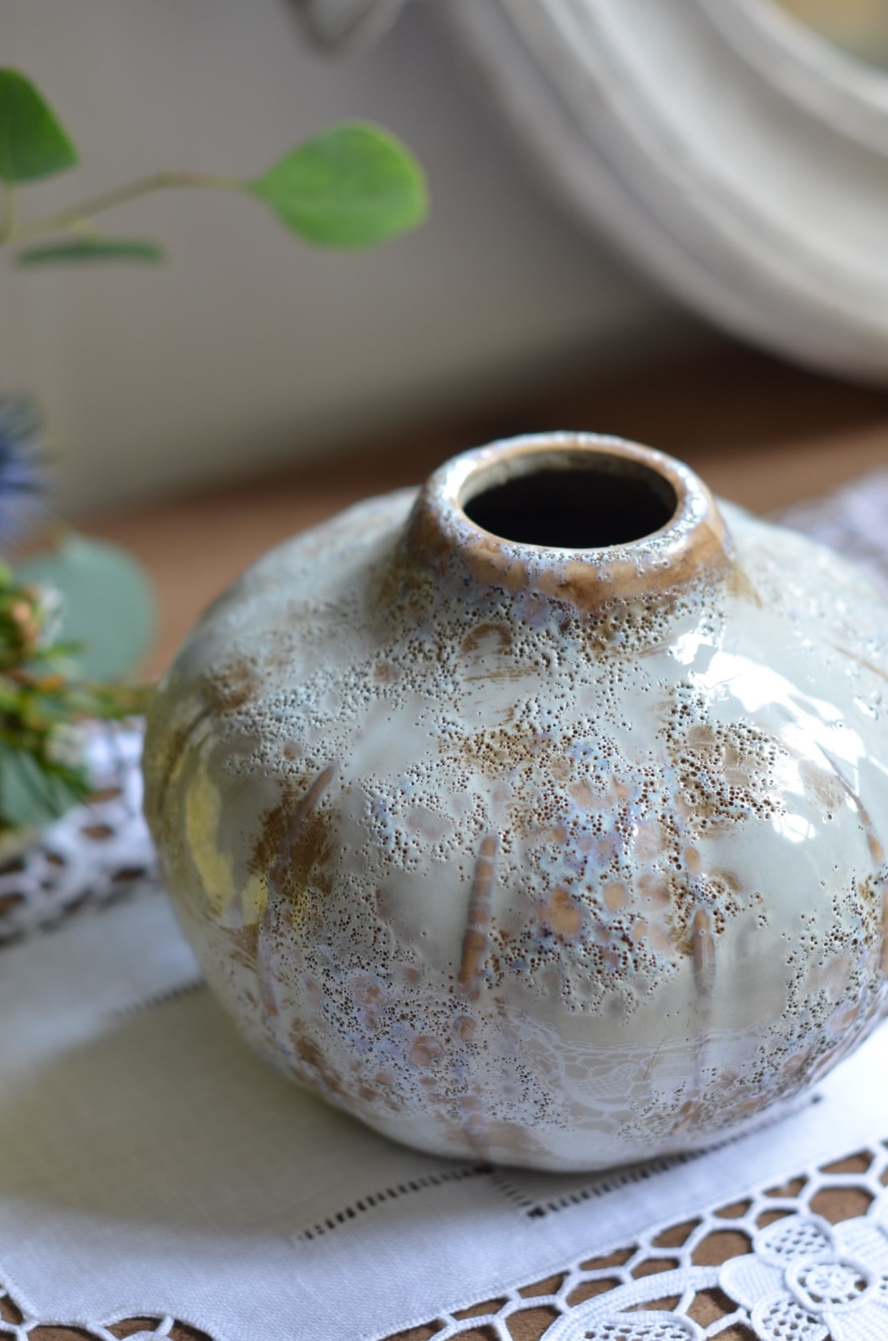 {荷蘭雜貨} ∞ 水藍復古花器