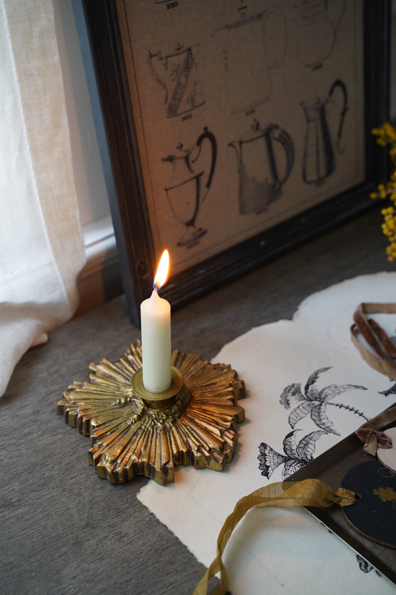 {Merci Louis  }∞Sun rays 燭台
