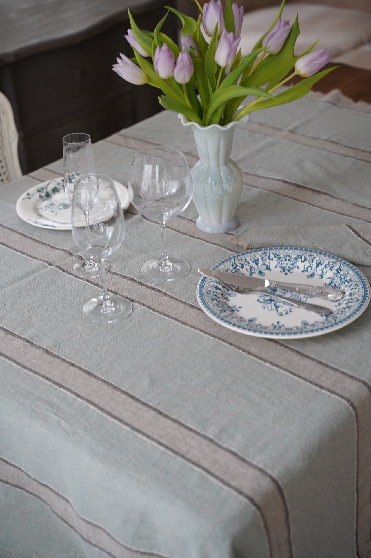 {Charvet Editions} ∞ CANYON 亞麻桌巾∞150x250cm