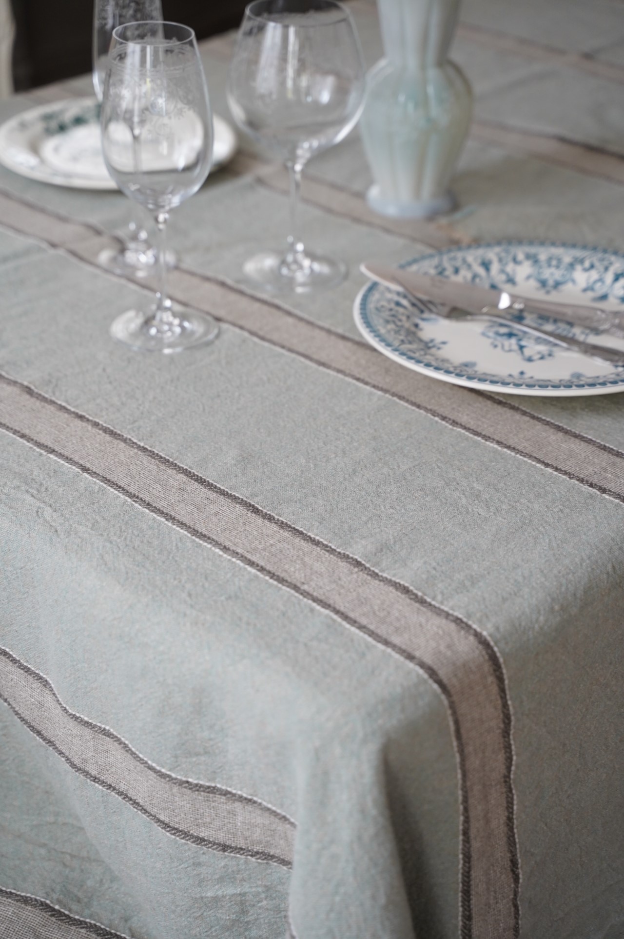 {Charvet Editions} ∞ CANYON 亞麻桌巾∞150x250cm