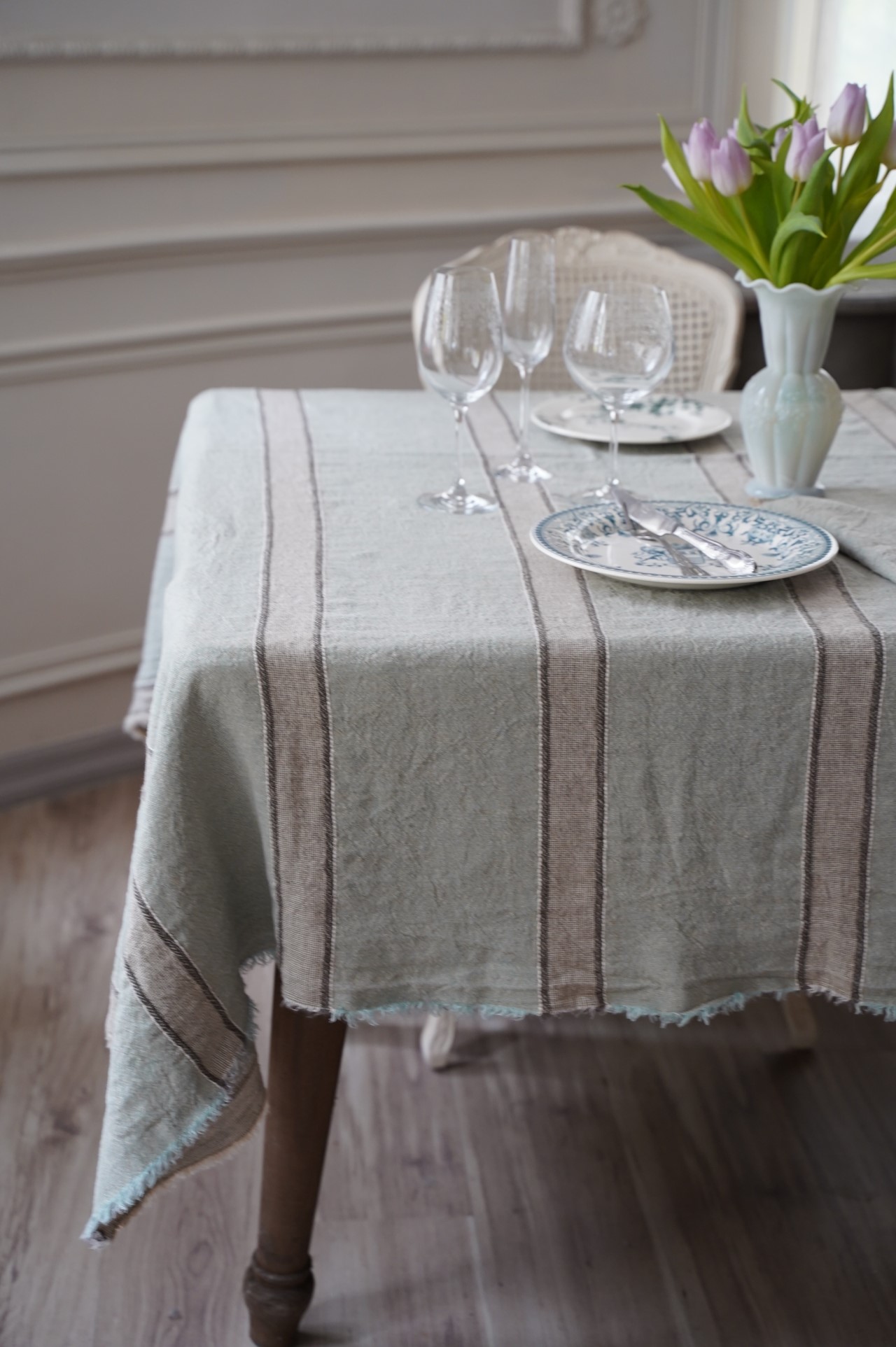 {Charvet Editions} ∞ CANYON 亞麻桌巾∞150x250cm